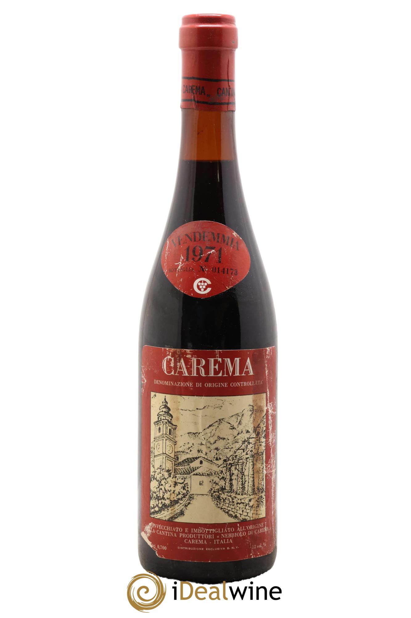 Italie Vino Carema DOC Produttori di Carema 1971 - Lotto di 1 bottiglia - 0