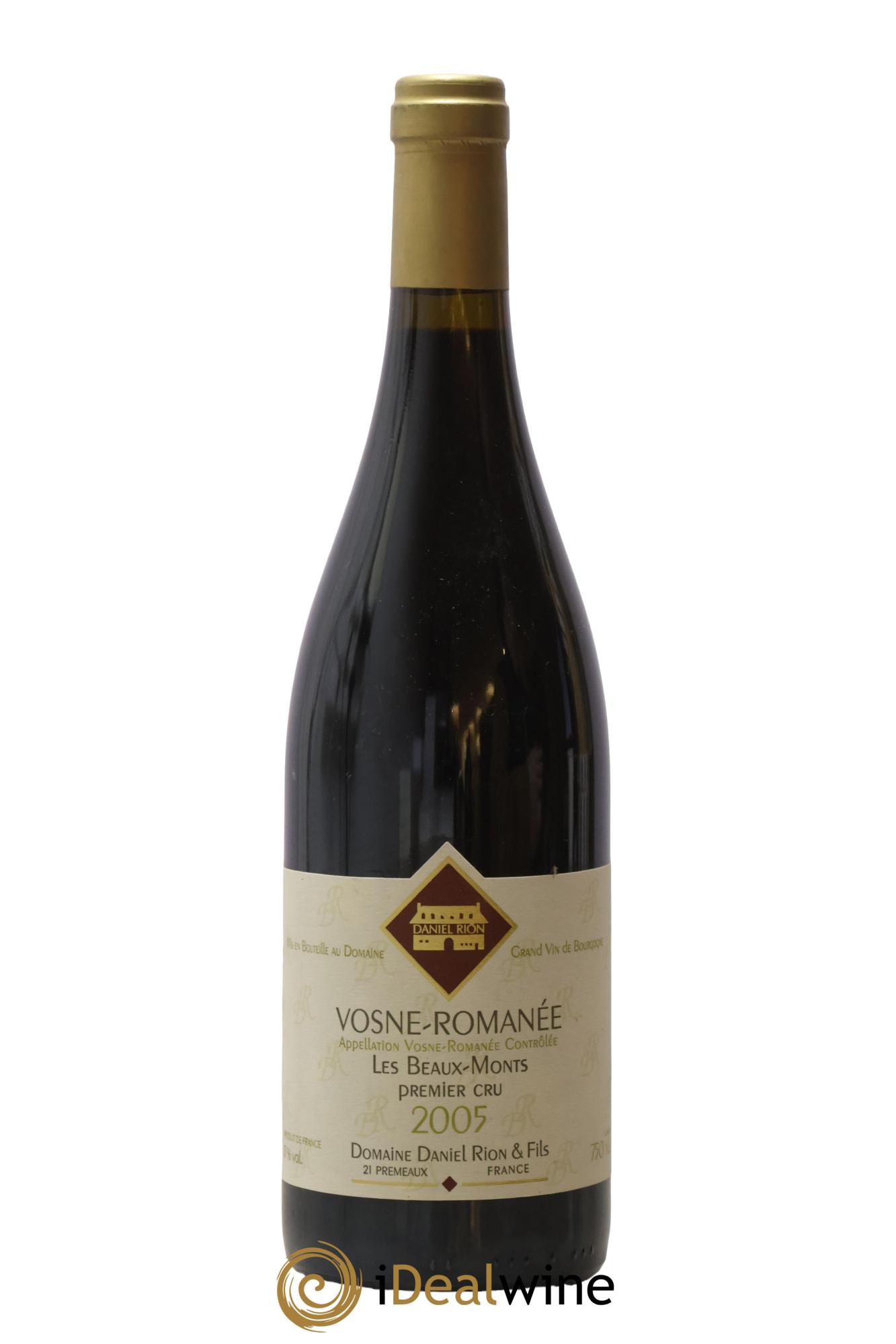 Vosne-Romanée 1er Cru Les Beaux Monts Daniel Rion 2005 - Lot de 1 bouteille - 0
