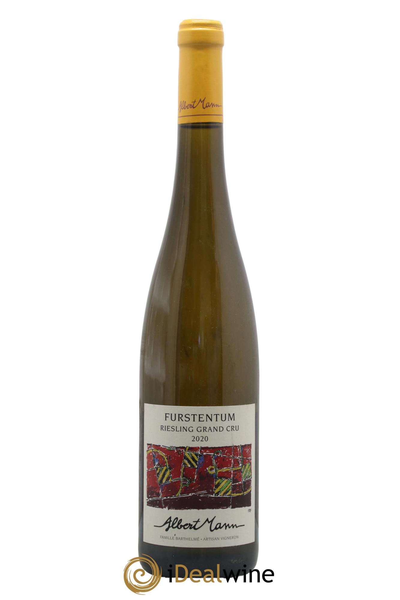 Alsace Riesling Grand Cru Furstentum Albert Mann 2020 - Lot de 1 bouteille - 0