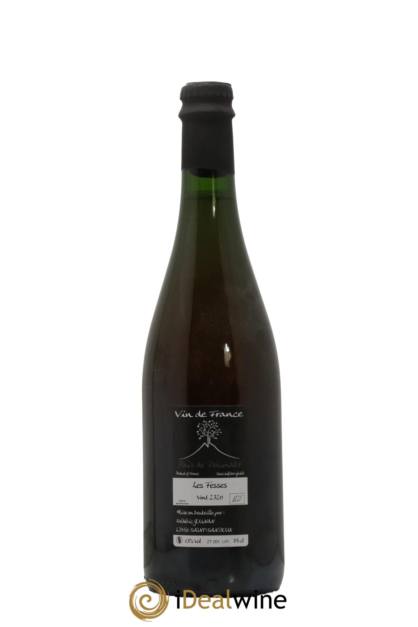 Vin de France Les Fesses Vignoble de l'Arbre Blanc  2020 - Lotto di 1 bottiglia - 1