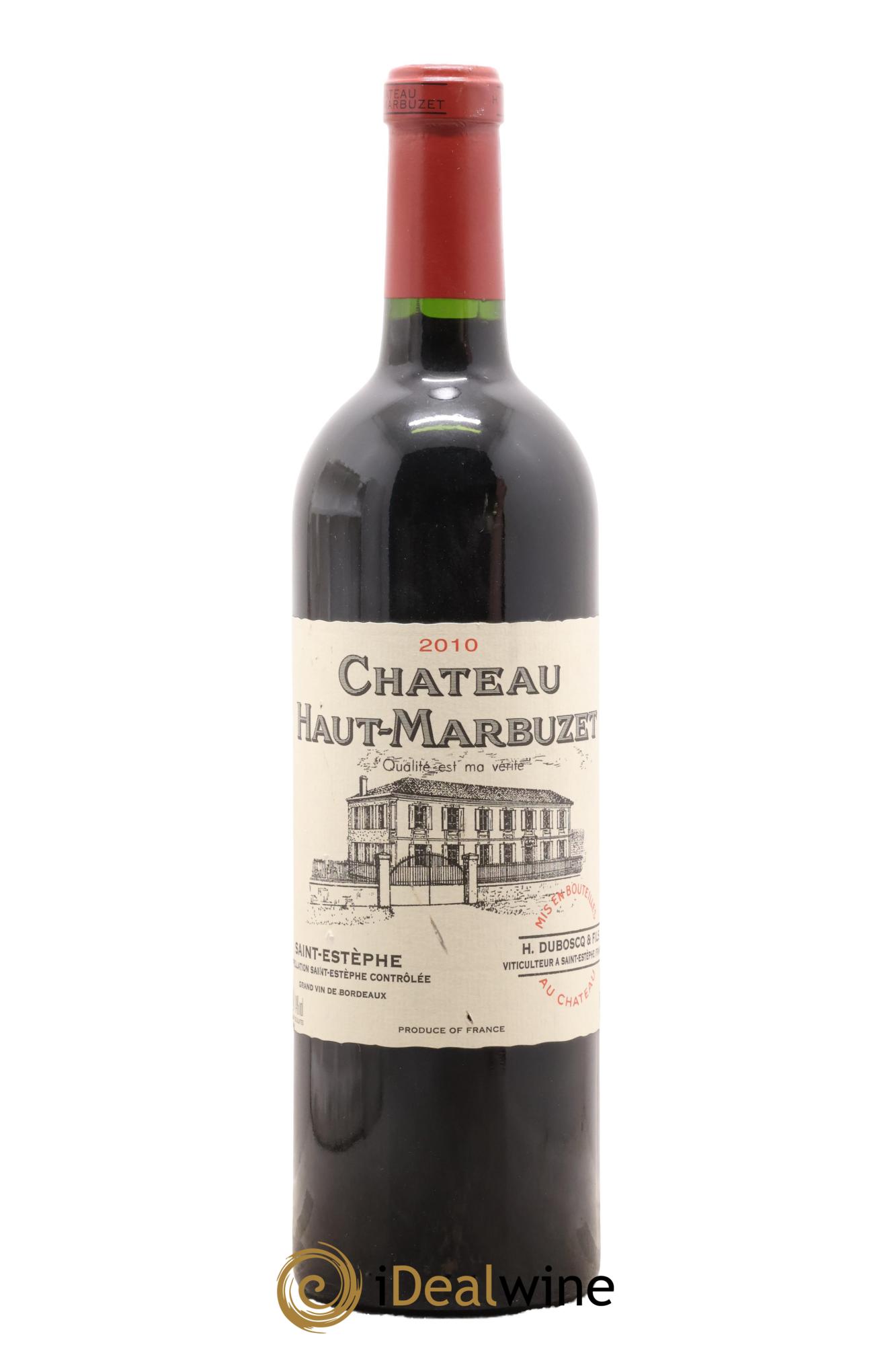 Château Haut Marbuzet 2010 - Lot de 1 bouteille - 0