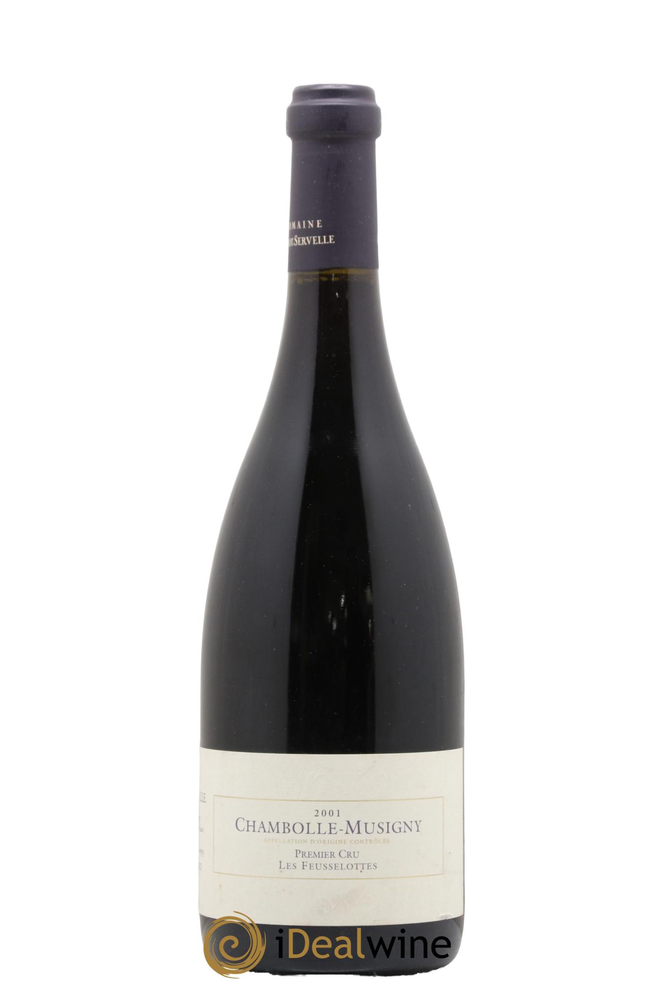 Chambolle-Musigny 1er Cru Les Feusselottes Amiot-Servelle Les Feuselottes Amiot Servelle 2001 - Lot de 1 bouteille - 0