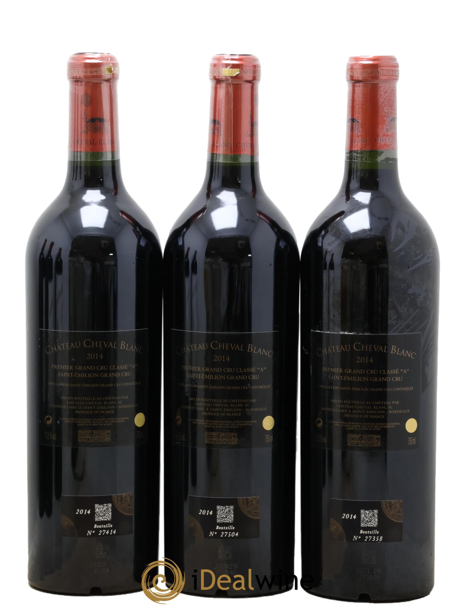 Château Cheval Blanc 1er Grand Cru Classé A 2014 - Lotto di 6 bottiglie - 2