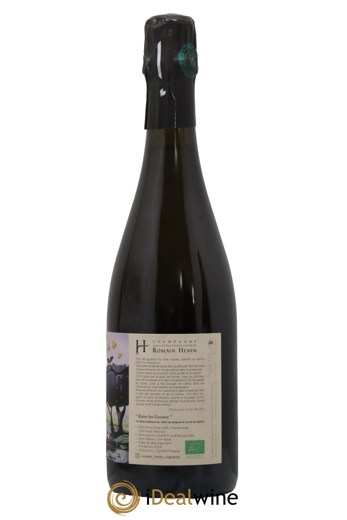 Entre les Gouttes Romain Henin - Lot de 1 bouteille - 1