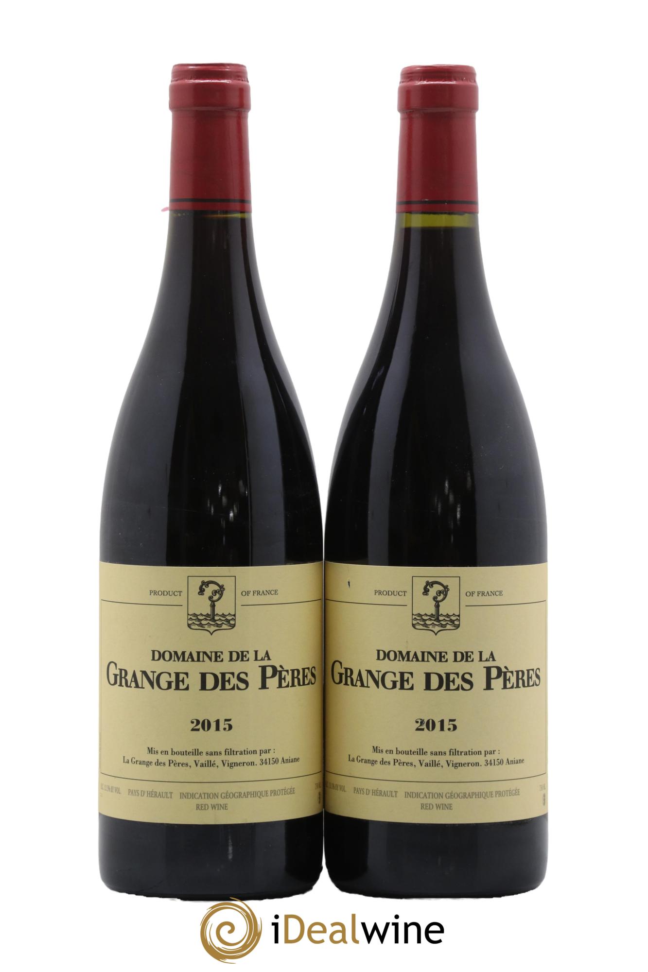 Pays d'Hérault Grange des Pères Laurent Vaillé 2015 - Lot de 2 bouteilles - 0