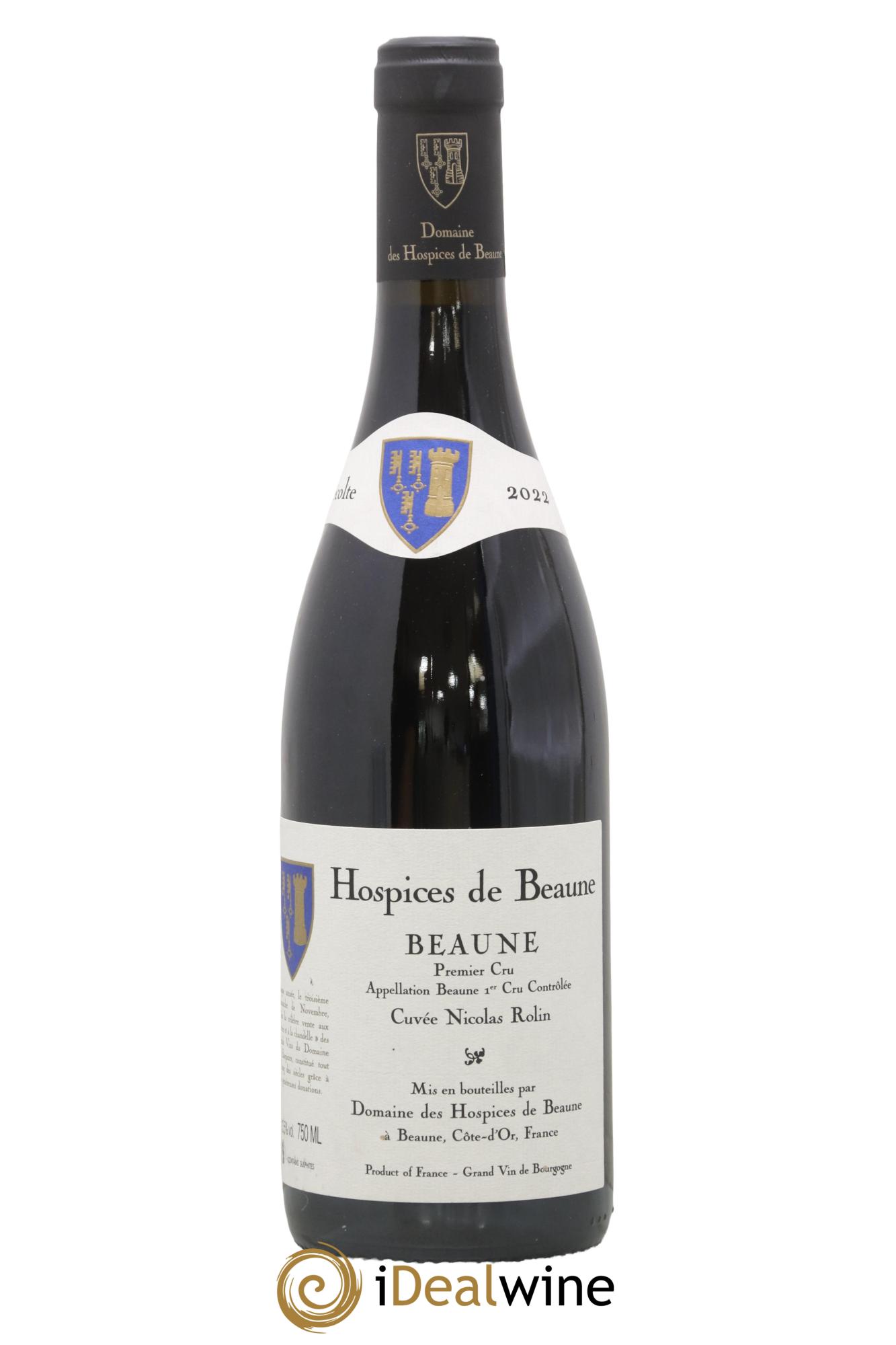 Beaune 1er Cru Cuvée Nicolas Rolin Domaine des Hospices de Beaune 2022 - Lot de 1 bouteille - 0