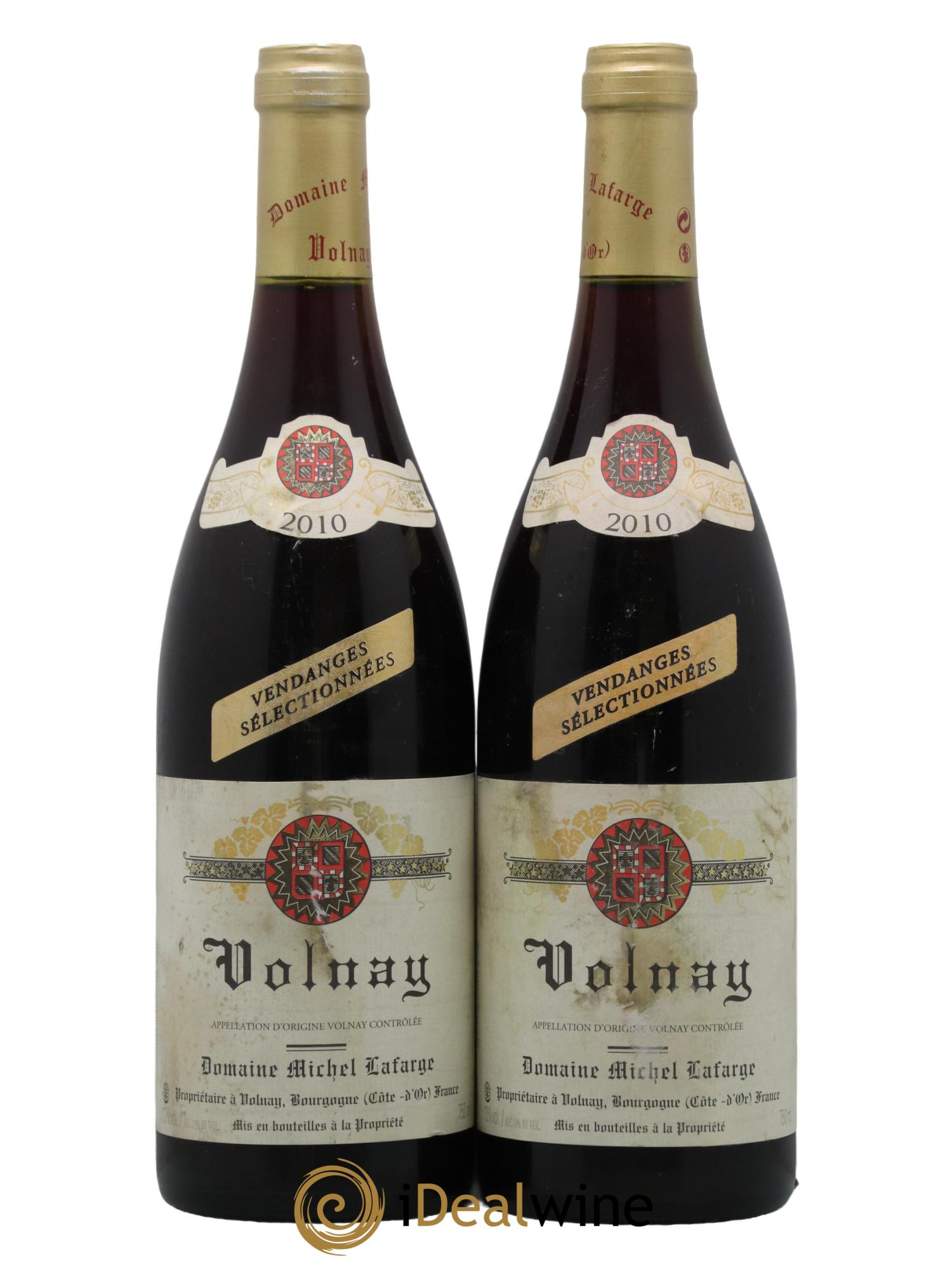 Volnay Vendanges sélectionnées Lafarge (Domaine) 2010 - Lot de 2 bouteilles - 0