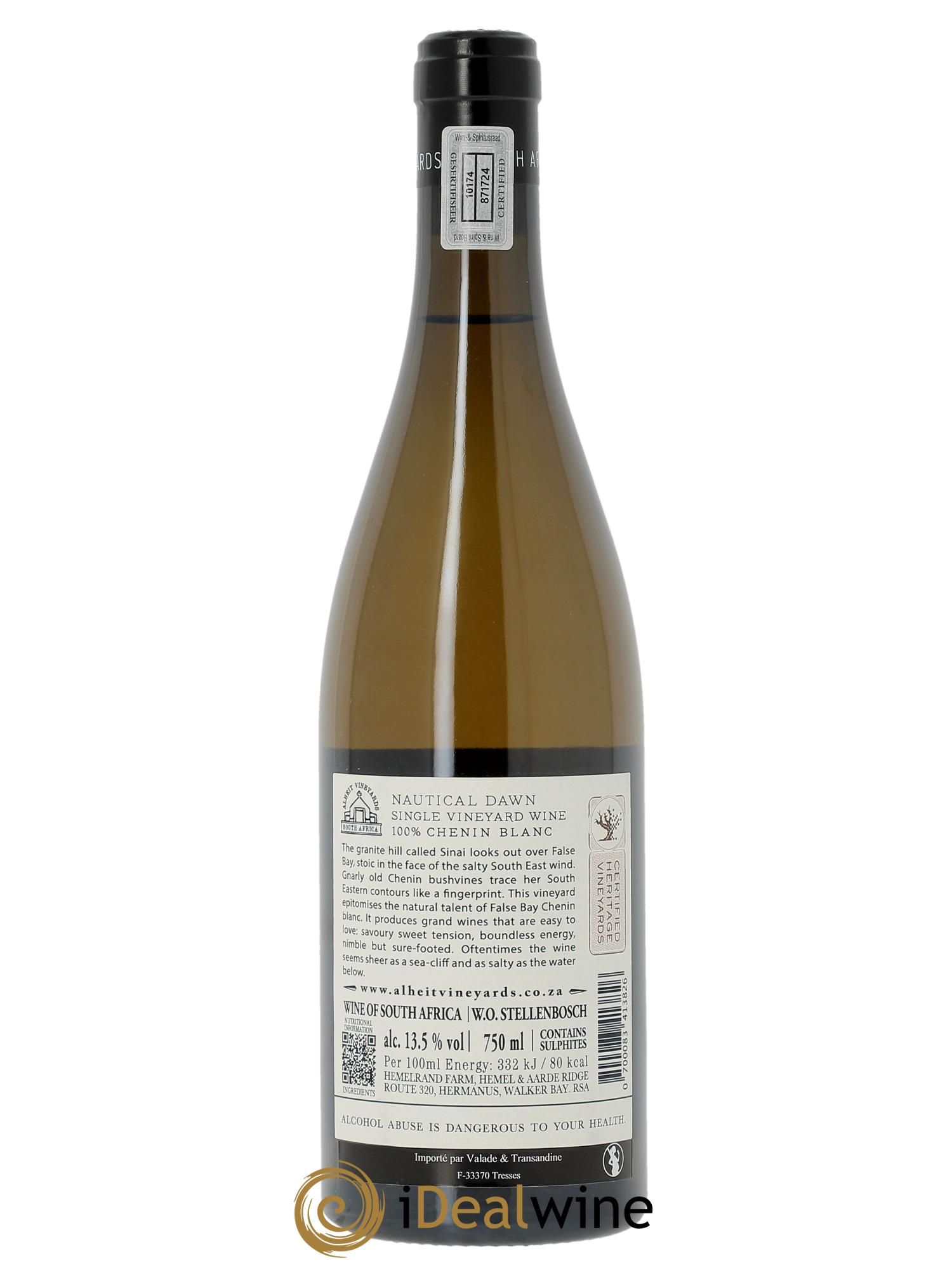Stellenbosch Alheit Vineyards Nautical Dawn 2023 - Lot de 1 bouteille - 1
