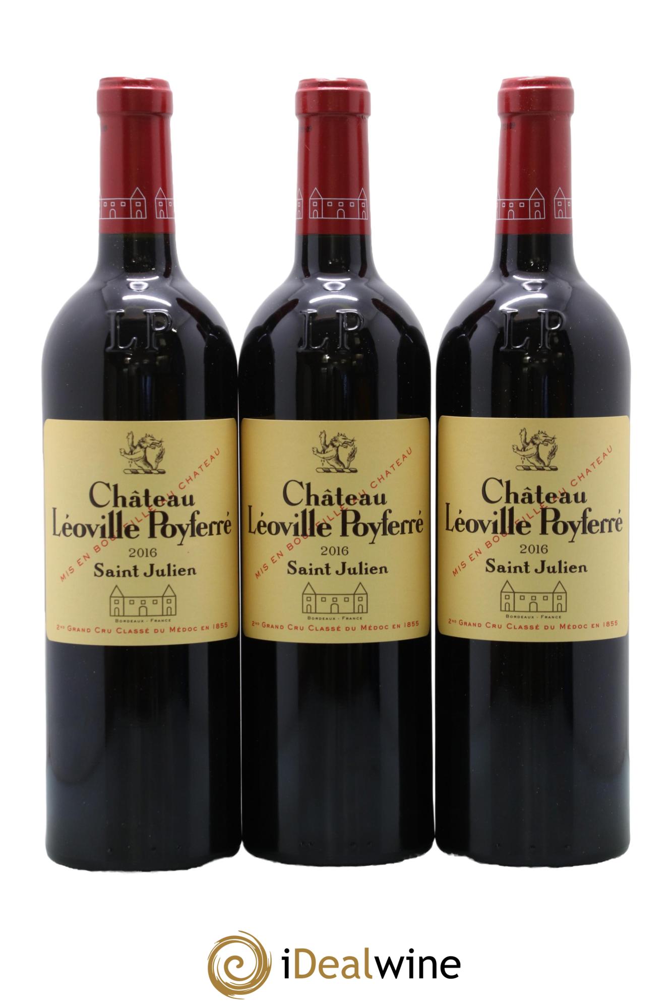 Château Léoville Poyferré 2ème Grand Cru Classé 2016 - Lot of 6 bottles - 1