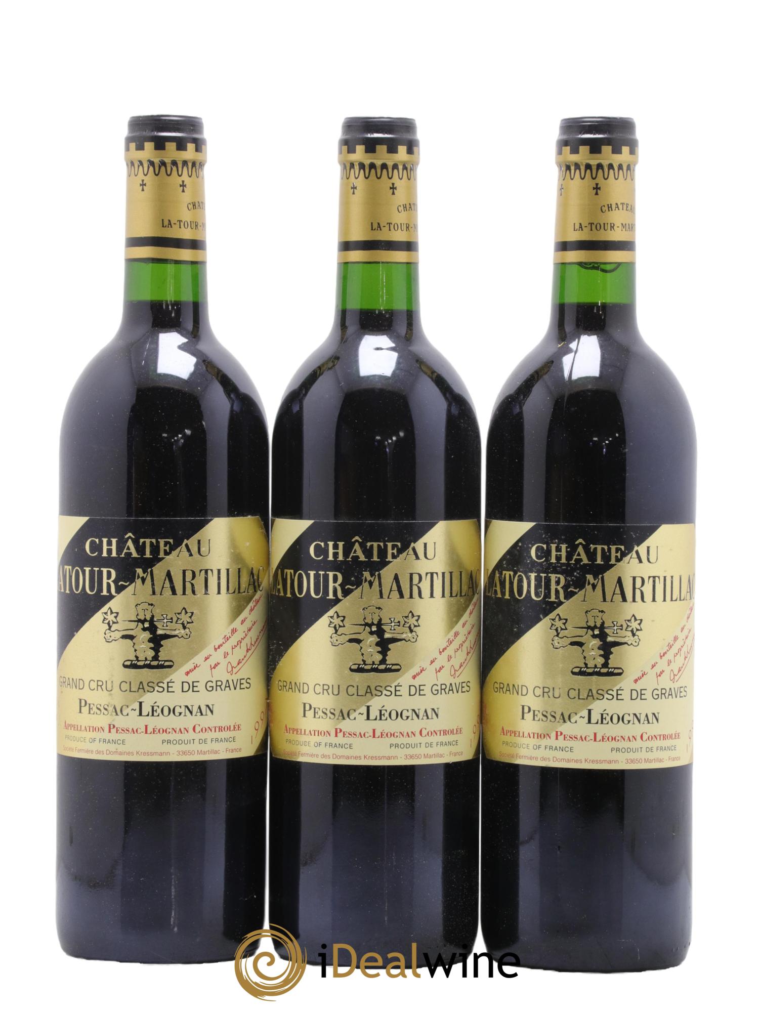 Château Latour-Martillac Cru Classé de Graves 1997 - Lot de 12 bouteilles - 4