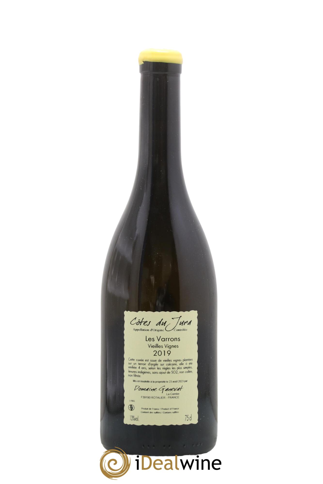 Côtes du Jura Les Varrons Vieilles Vignes Jean-François Ganevat (Domaine) 2019 - Lot of 1 bottle - 1