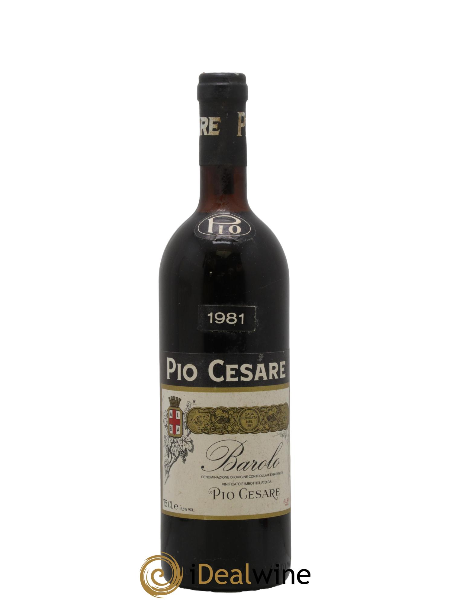 Barolo DOCG Pio Cesare 1981 - Lot de 1 bouteille - 0
