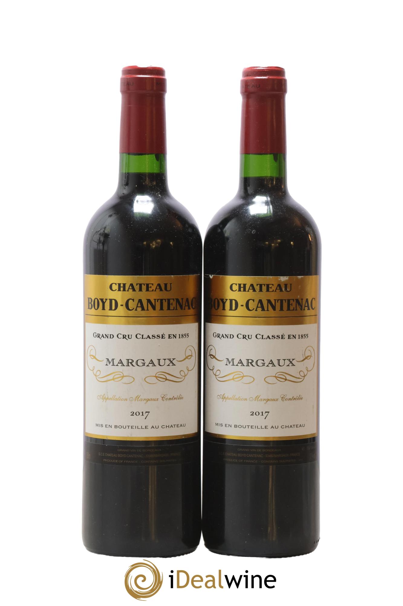 Château Boyd Cantenac 3ème Grand Cru Classé 2017 - Lotto di 2 bottiglie - 0