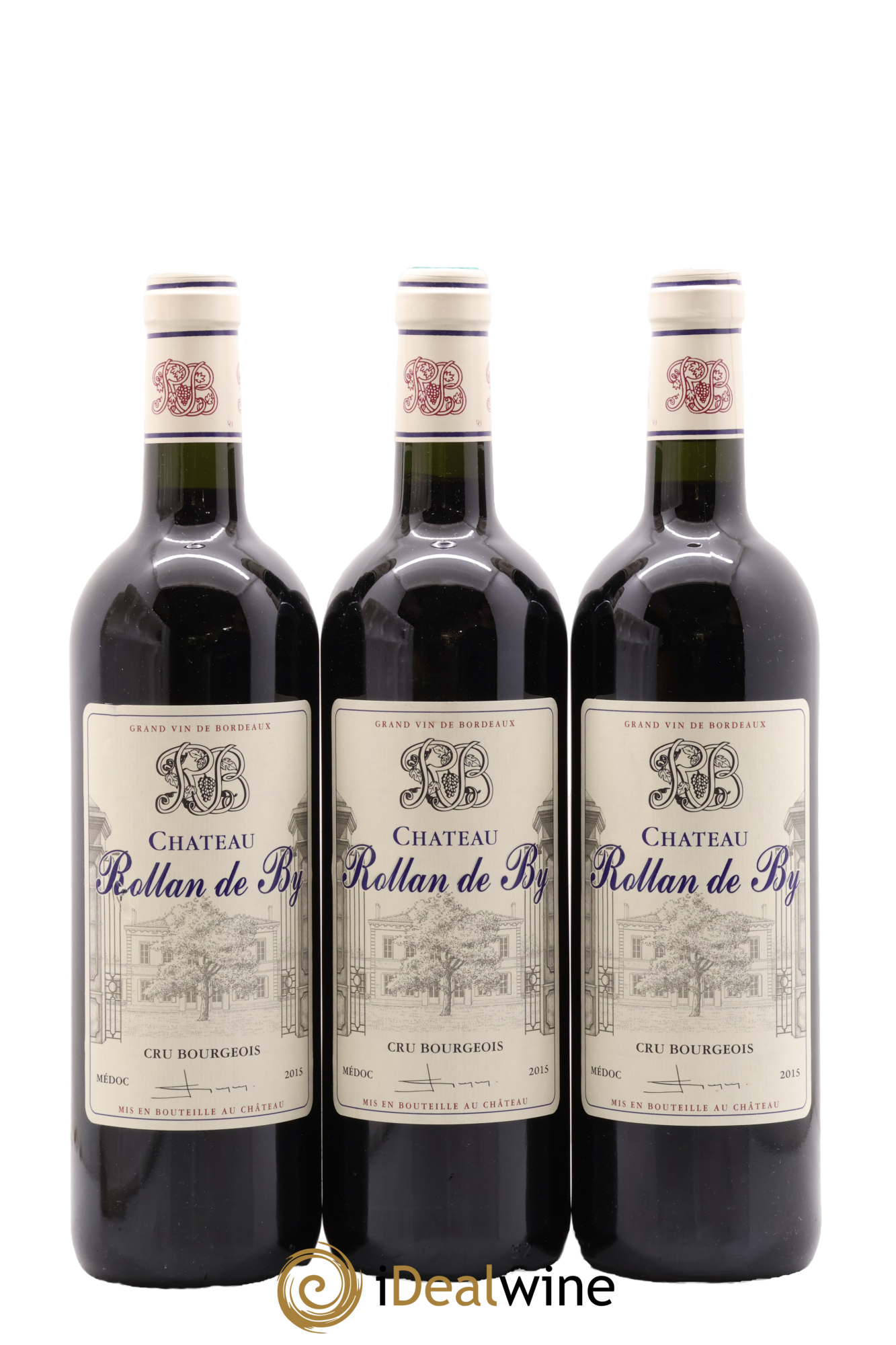 Château Rollan de By Cru Bourgeois 2015 - Lot of 3 bottles - 0