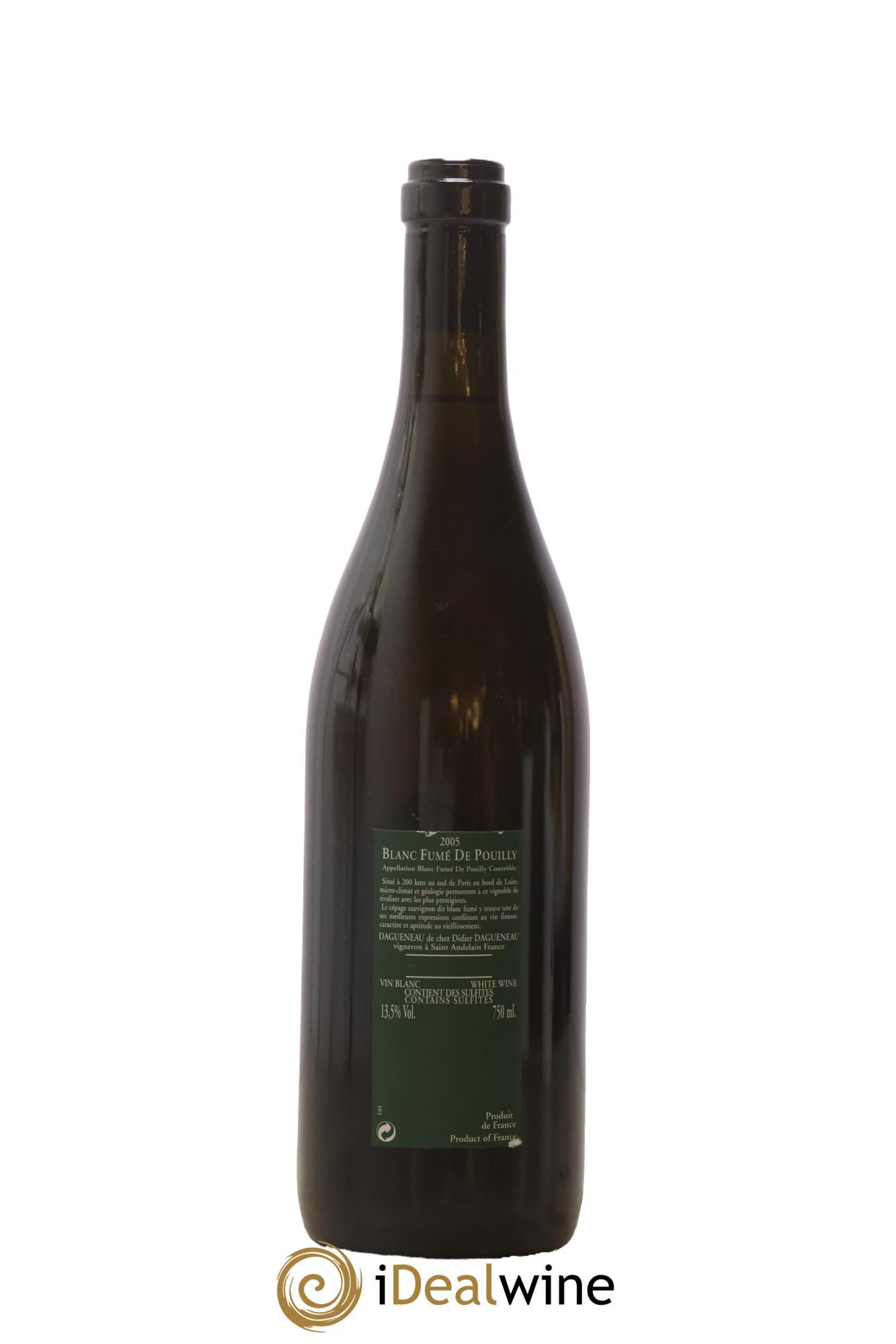 Vin de France (anciennement Pouilly-Fumé) Silex Dagueneau (Domaine Didier - Louis-Benjamin) 2005 - Lotto di 1 bottiglia - 1