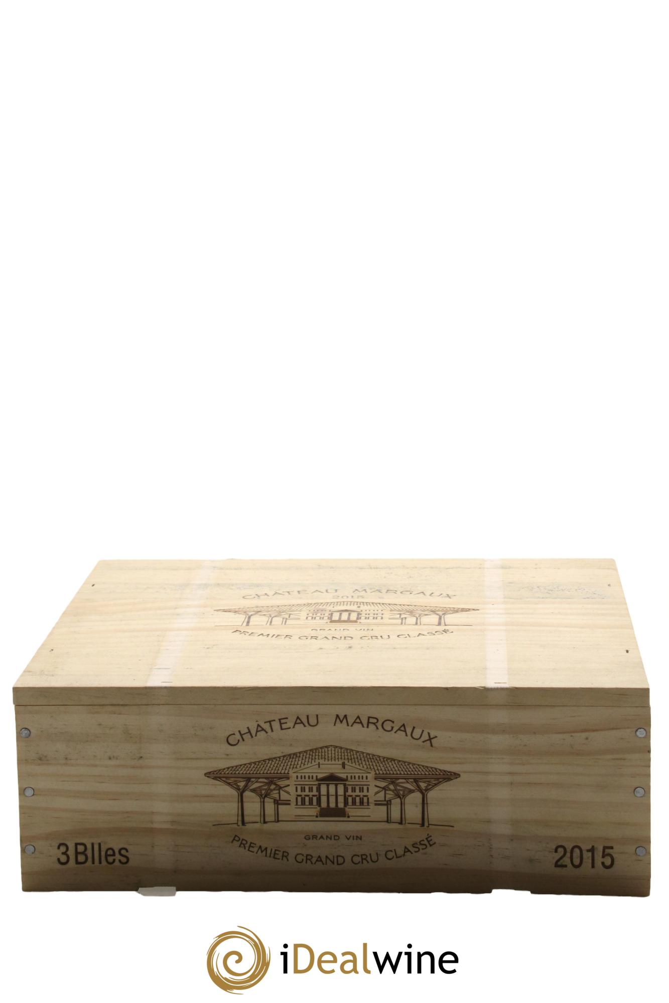 Château Margaux 1er Grand Cru Classé 2015 - Lot de 3 bouteilles - 3