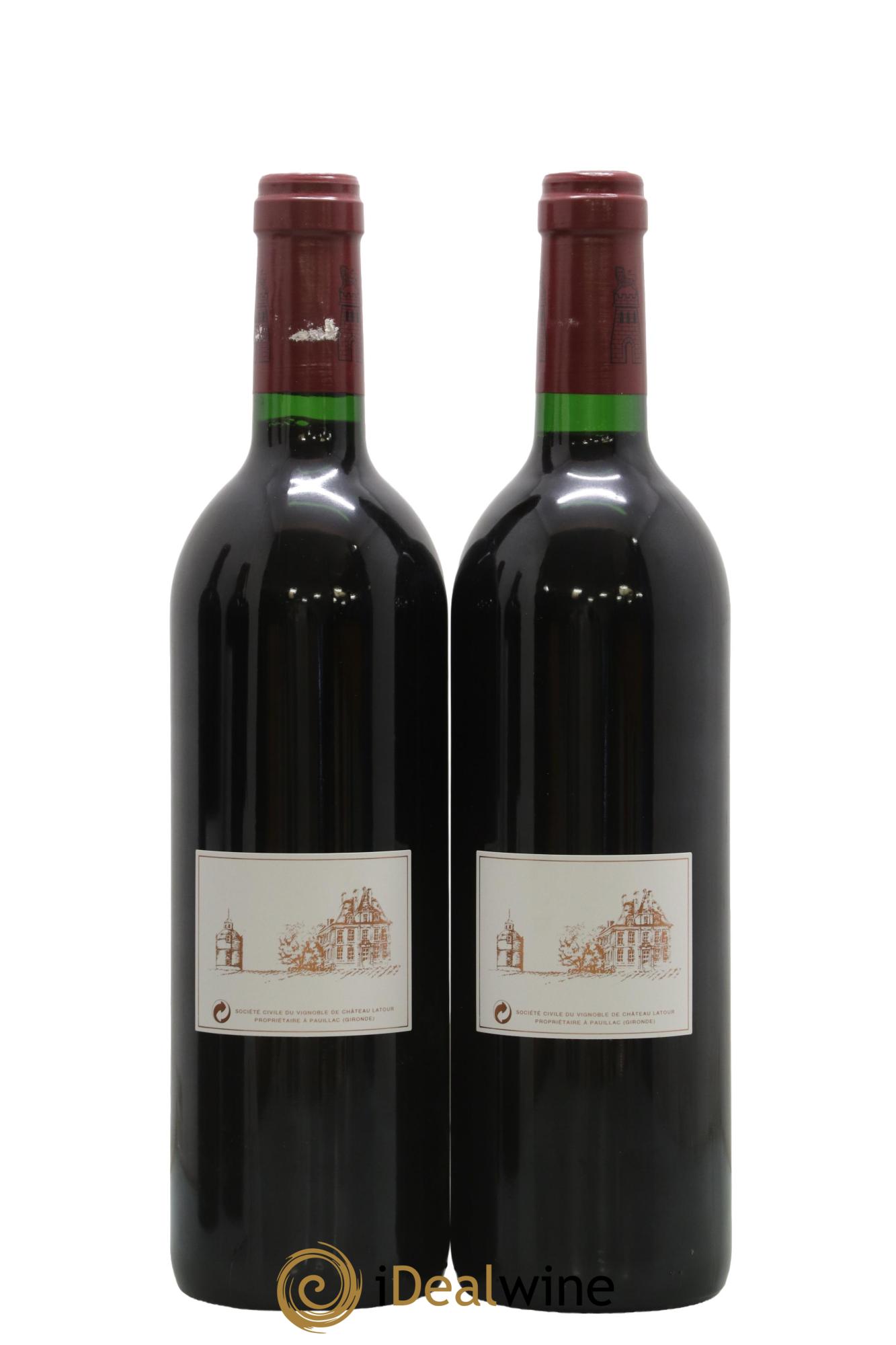 Château Latour 1er Grand Cru Classé 1996 - Lotto di 2 bottiglie - 1