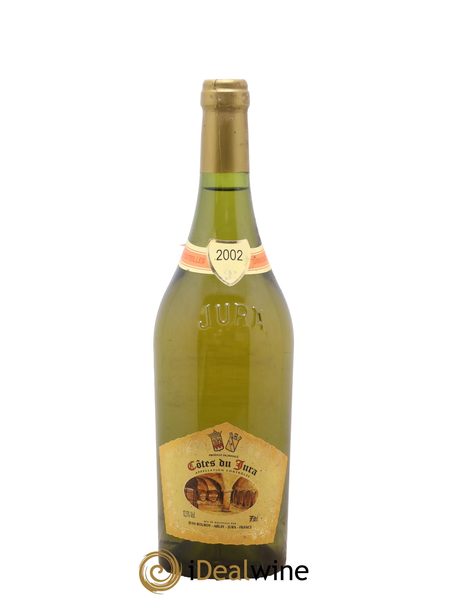 Côtes du Jura Jean Bourdy 2002 - Posten von 1 Flasche - 0