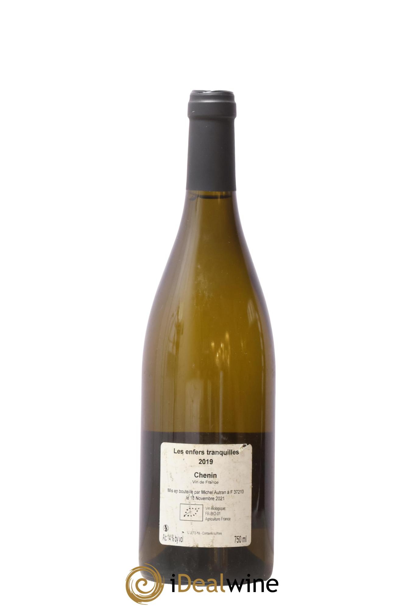 Vin de France Les Enfers Tranquilles Michel Autran 2019 - Posten von 1 Flasche - 1