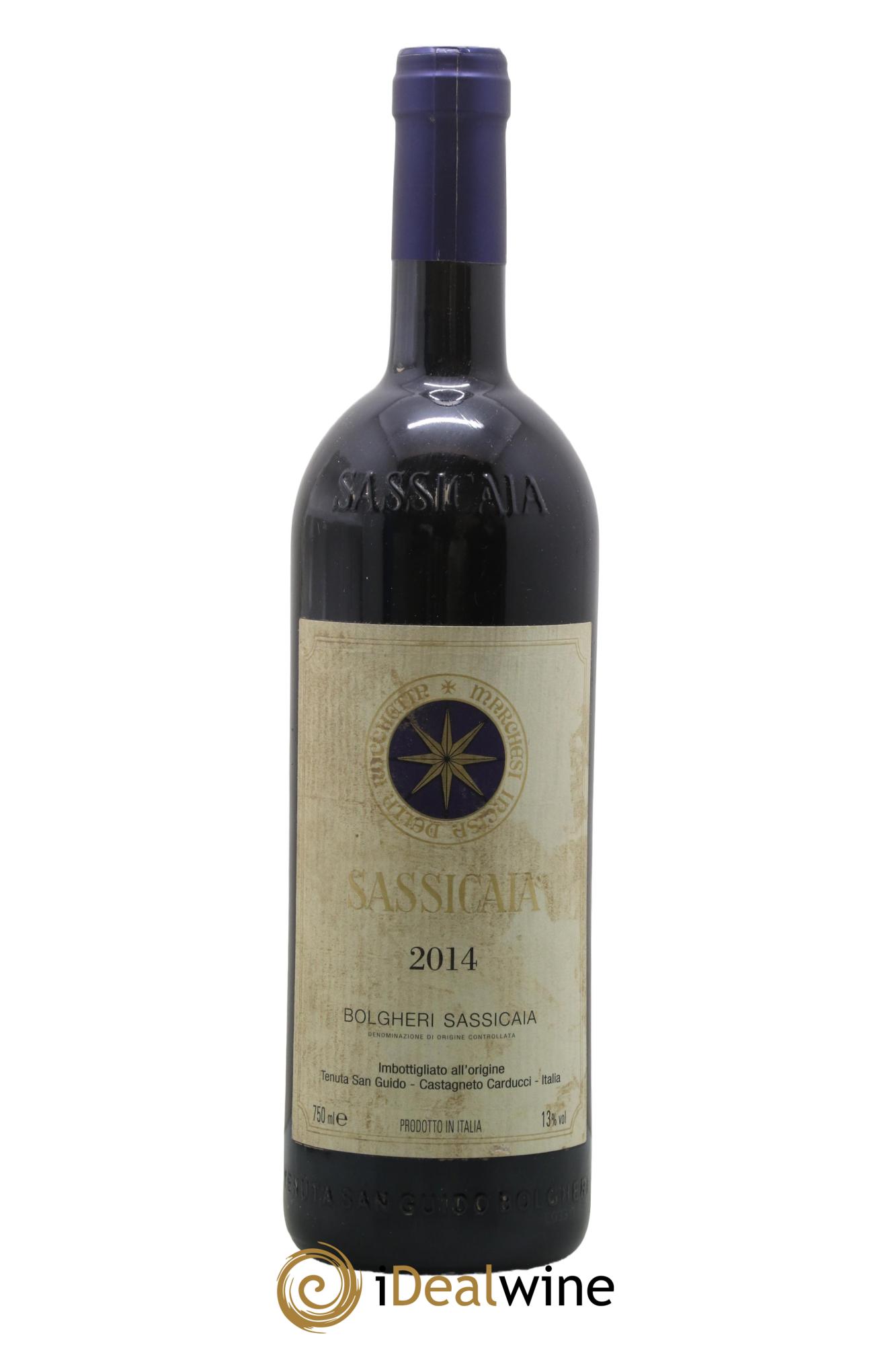 Bolgheri DOC Sassicaia Tenuta San Guido 2014 - Posten von 1 Flasche - 0