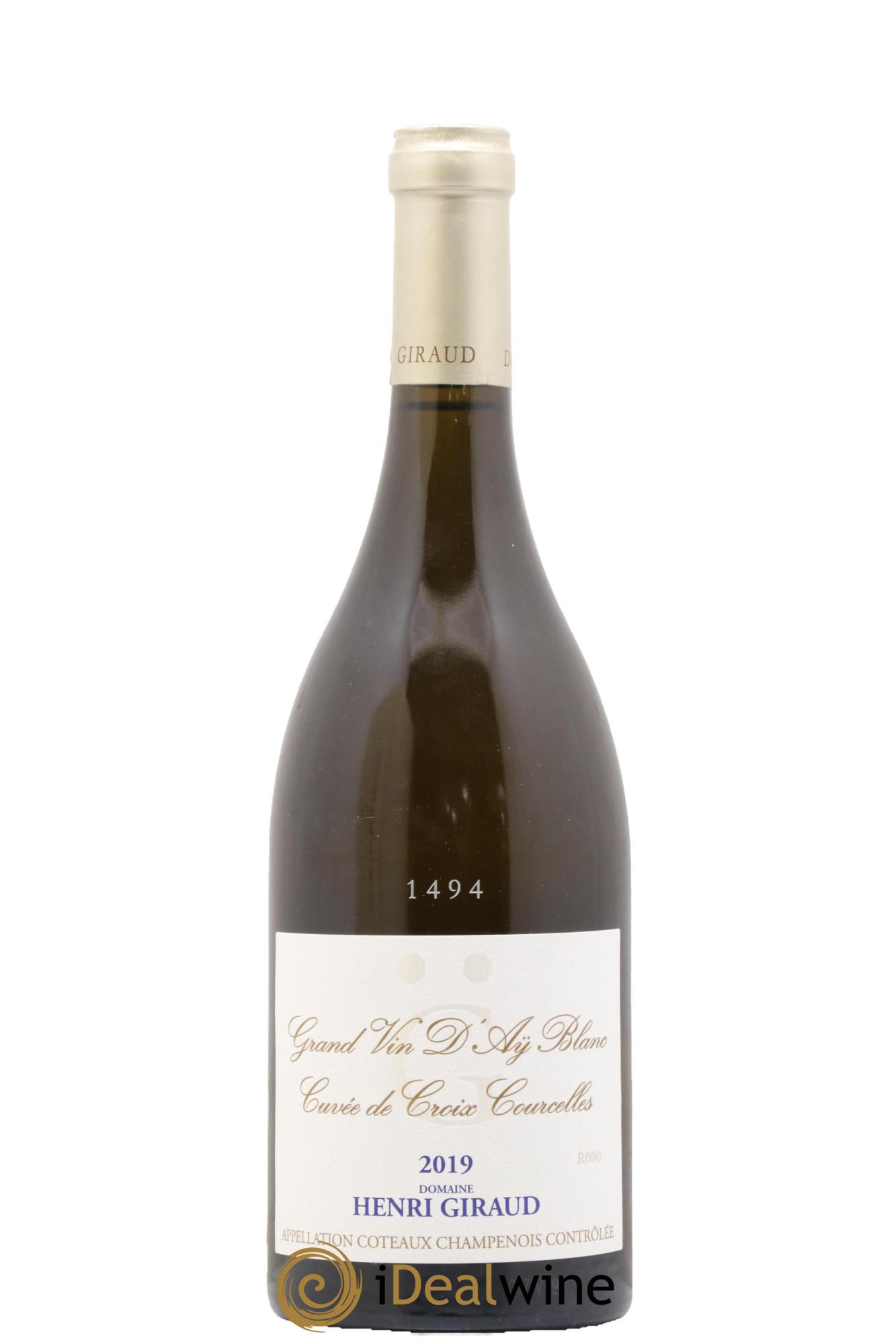 Coteaux Champenois Cuvée de Croix Courcelles Domaine Henri Giraud 2019 - Lot de 1 bouteille - 1