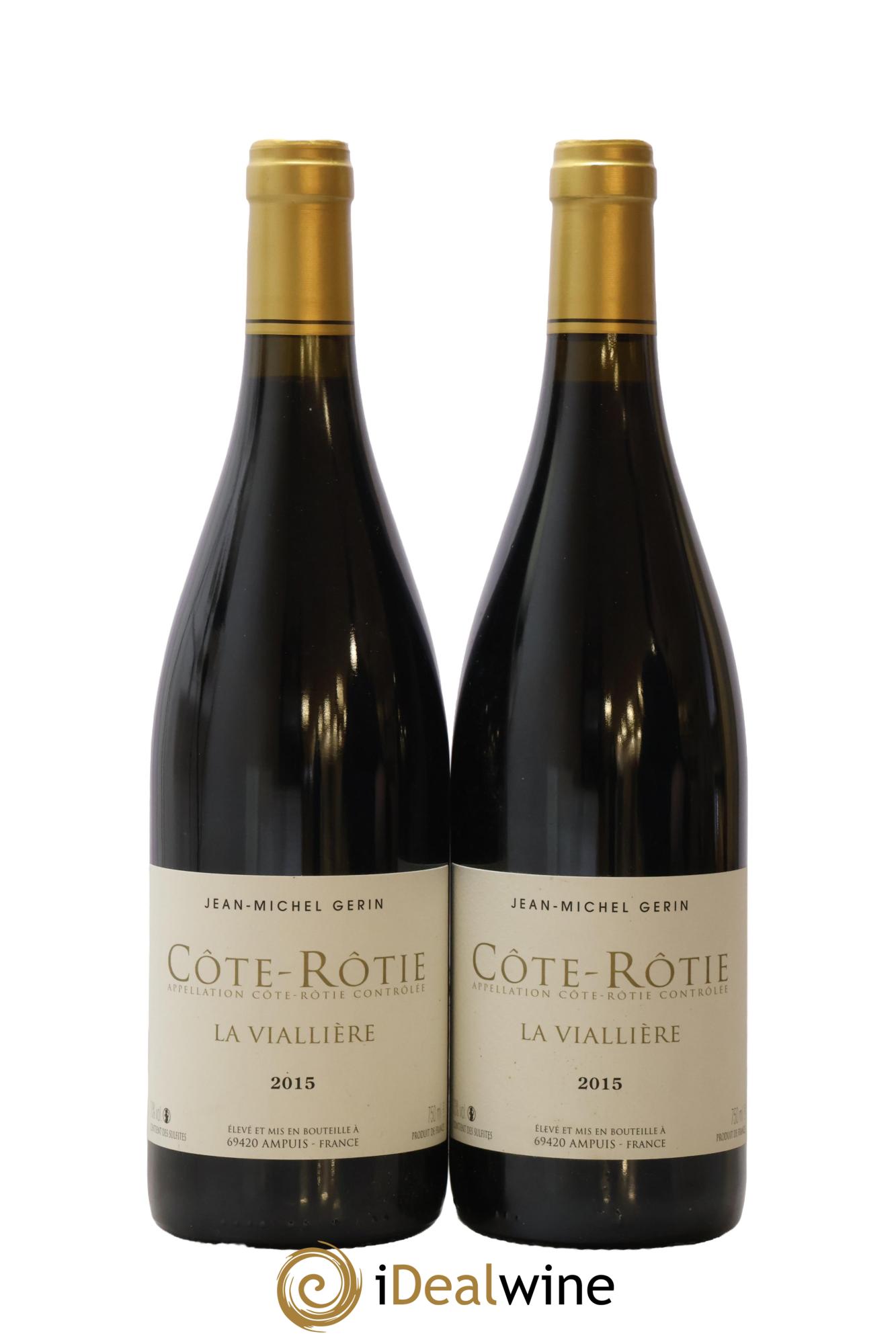 Côte-Rôtie La Viallière Jean-Michel Gerin 2015 - Lot of 2 bottles - 0