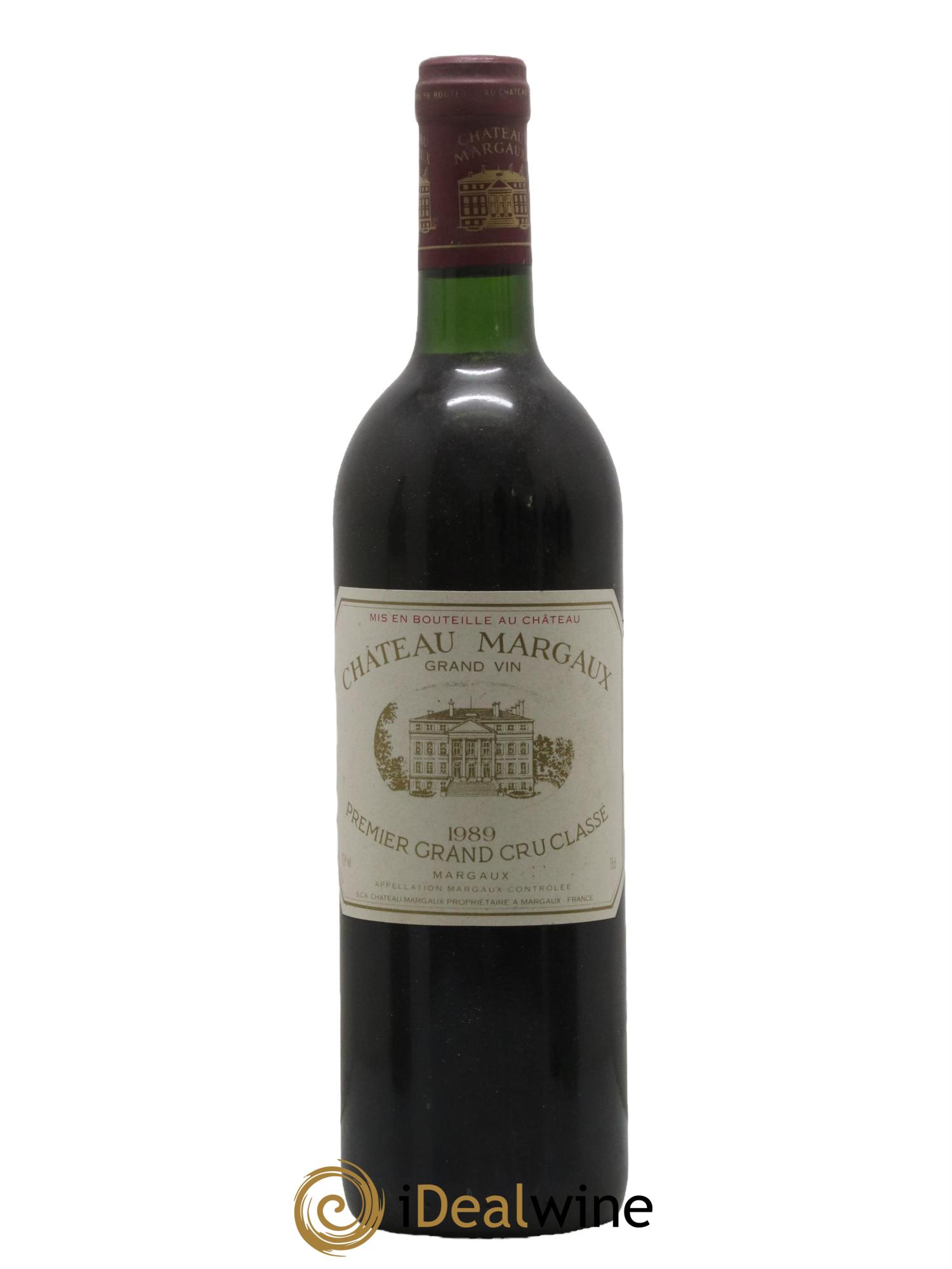 Château Margaux 1er Grand Cru Classé 1989 - Lot de 1 bouteille - 0