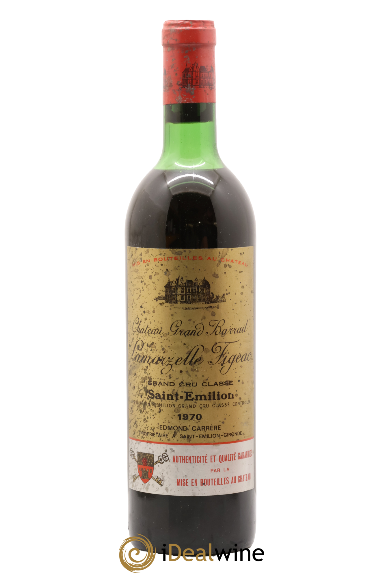 Château Grand Barrail Lamarzelle Figeac Grand Cru Classé 1970 - Lot of 1 bottle - 0