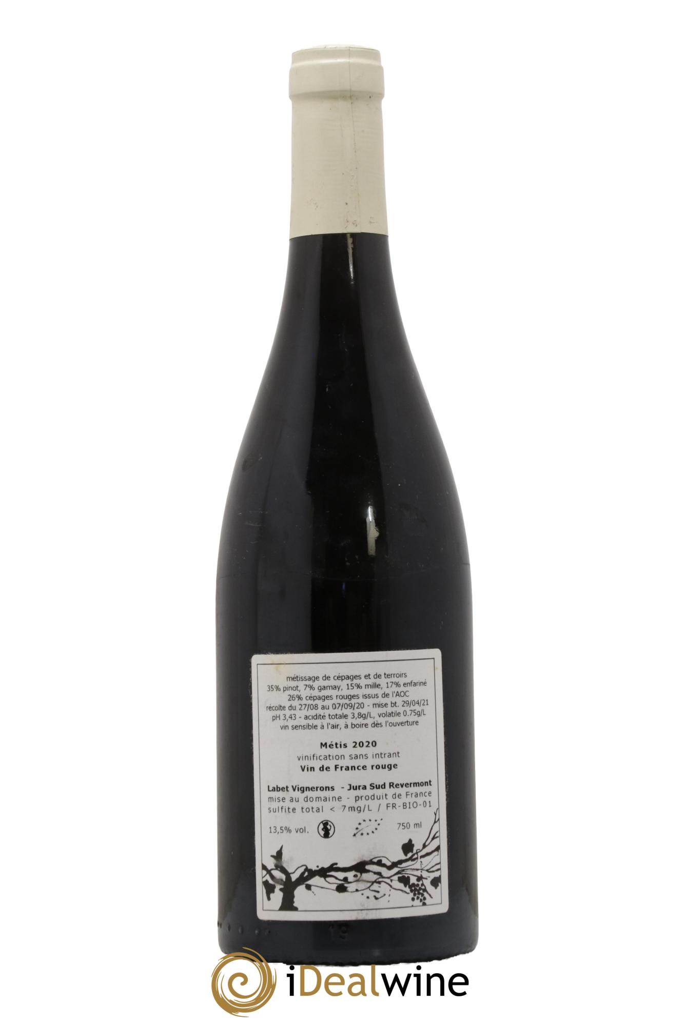 Vin de France Métis Romain - Julien  - Charline Labet  2020 - Lot of 1 bottle - 1