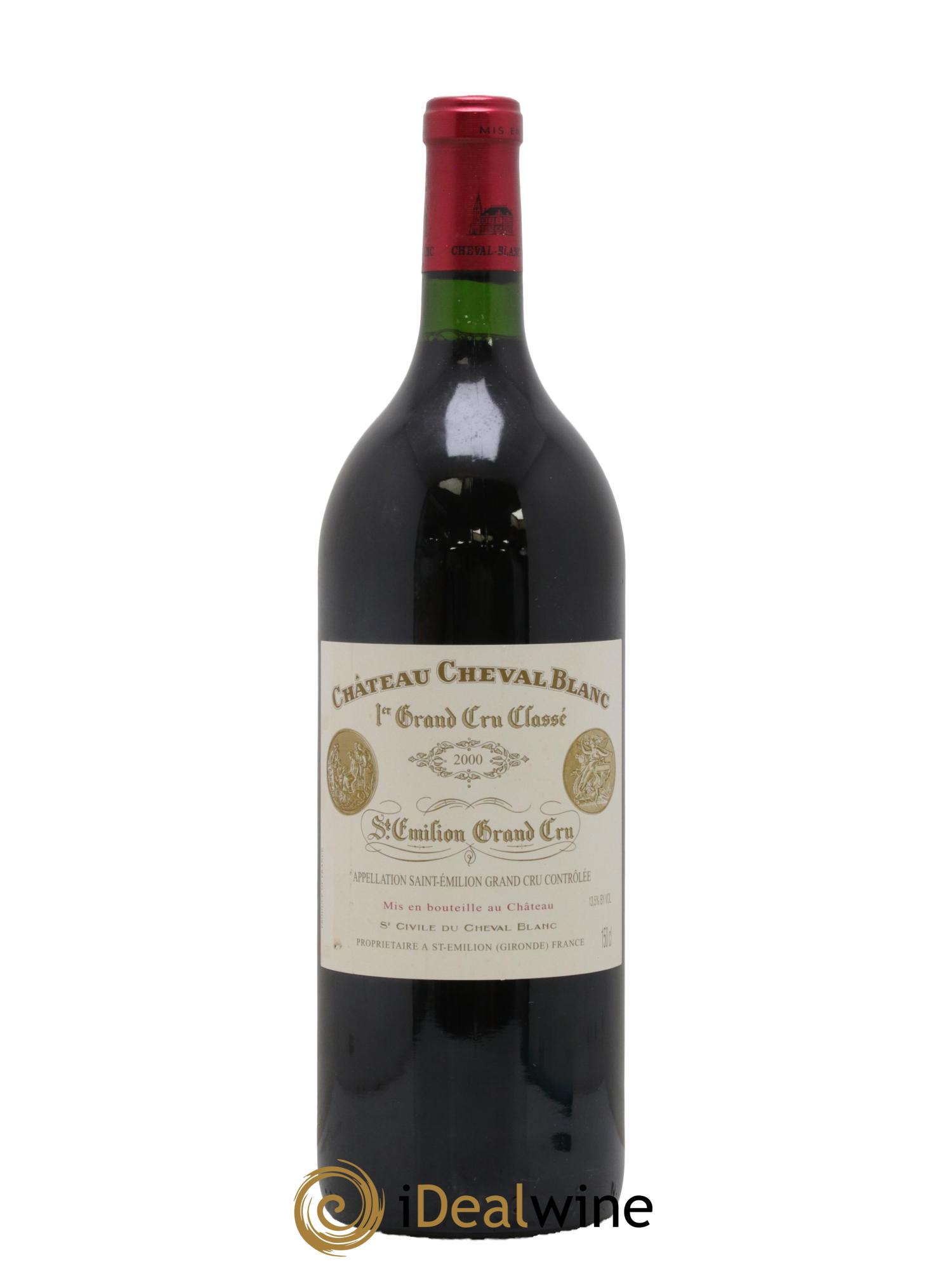 Château Cheval Blanc 1er Grand Cru Classé A 2000 - Lot de 1 magnum - 0