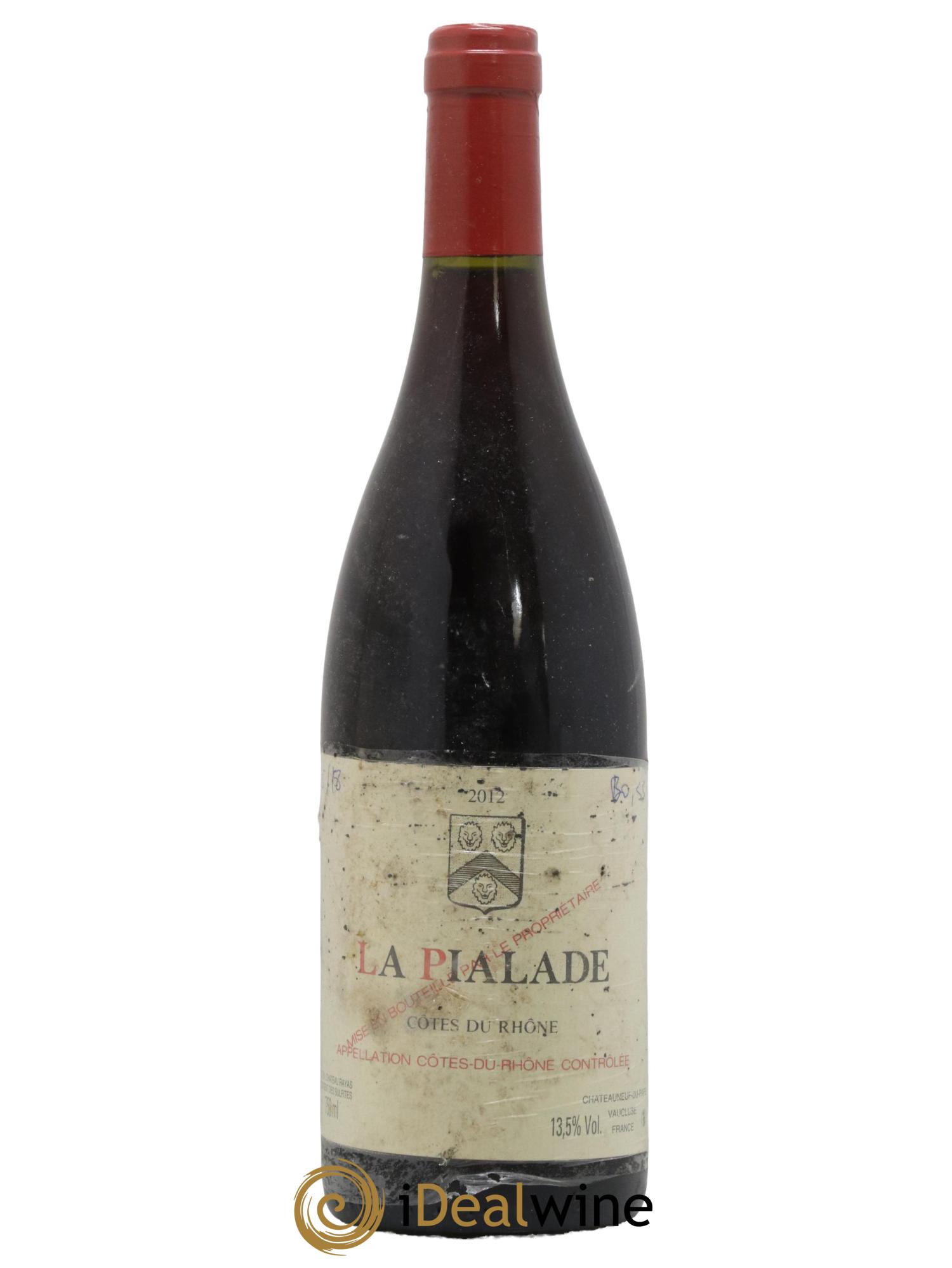 Côtes-du-Rhône La Pialade Emmanuel Reynaud 2012 - Lot de 1 bouteille - 0