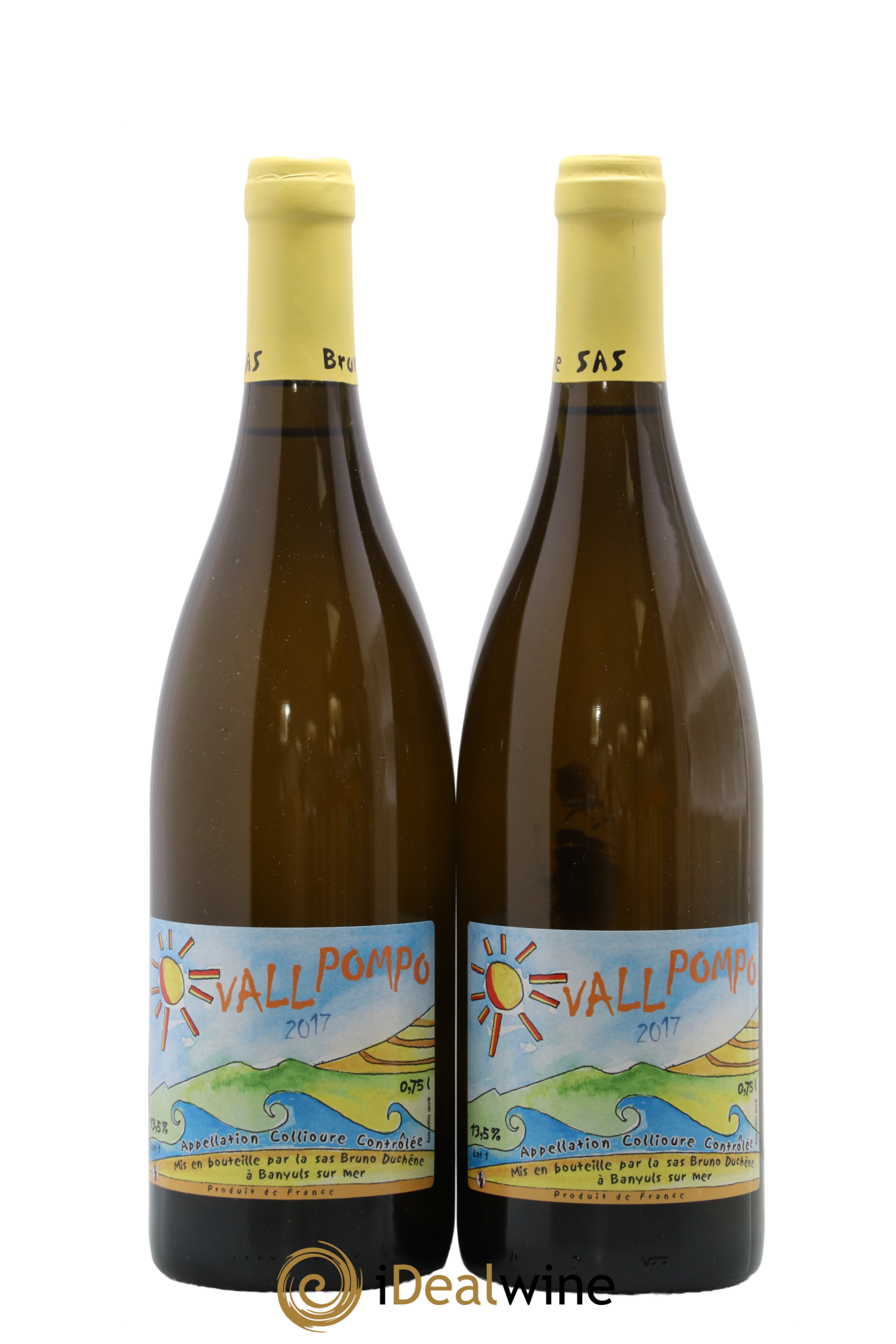 Collioure Vall Pompo Bruno Duchêne 2017 - Lot of 2 bottles - 0
