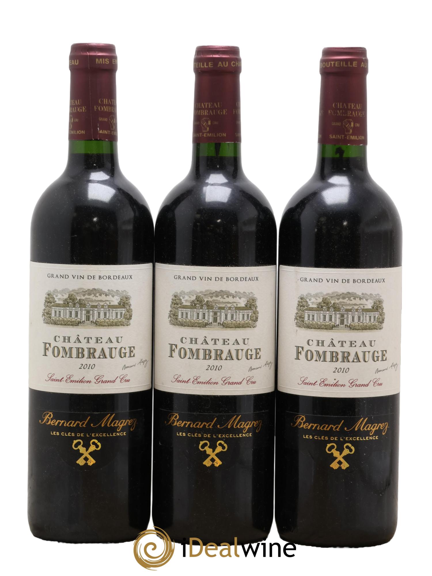 Château Fombrauge Grand Cru Classé 2010 - Lot of 3 bottles - 0
