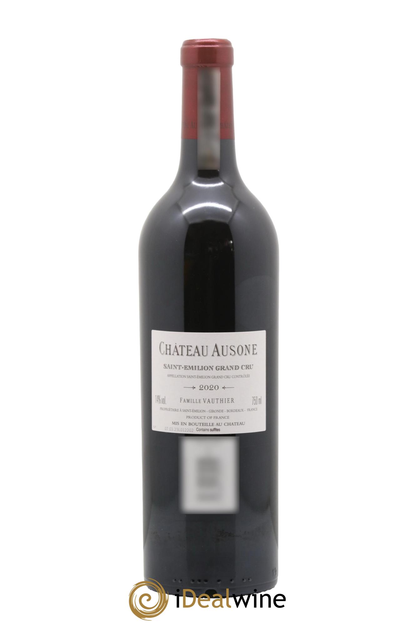 Château Ausone 1er Grand Cru Classé A 2020 - Lot de 1 bouteille - 1