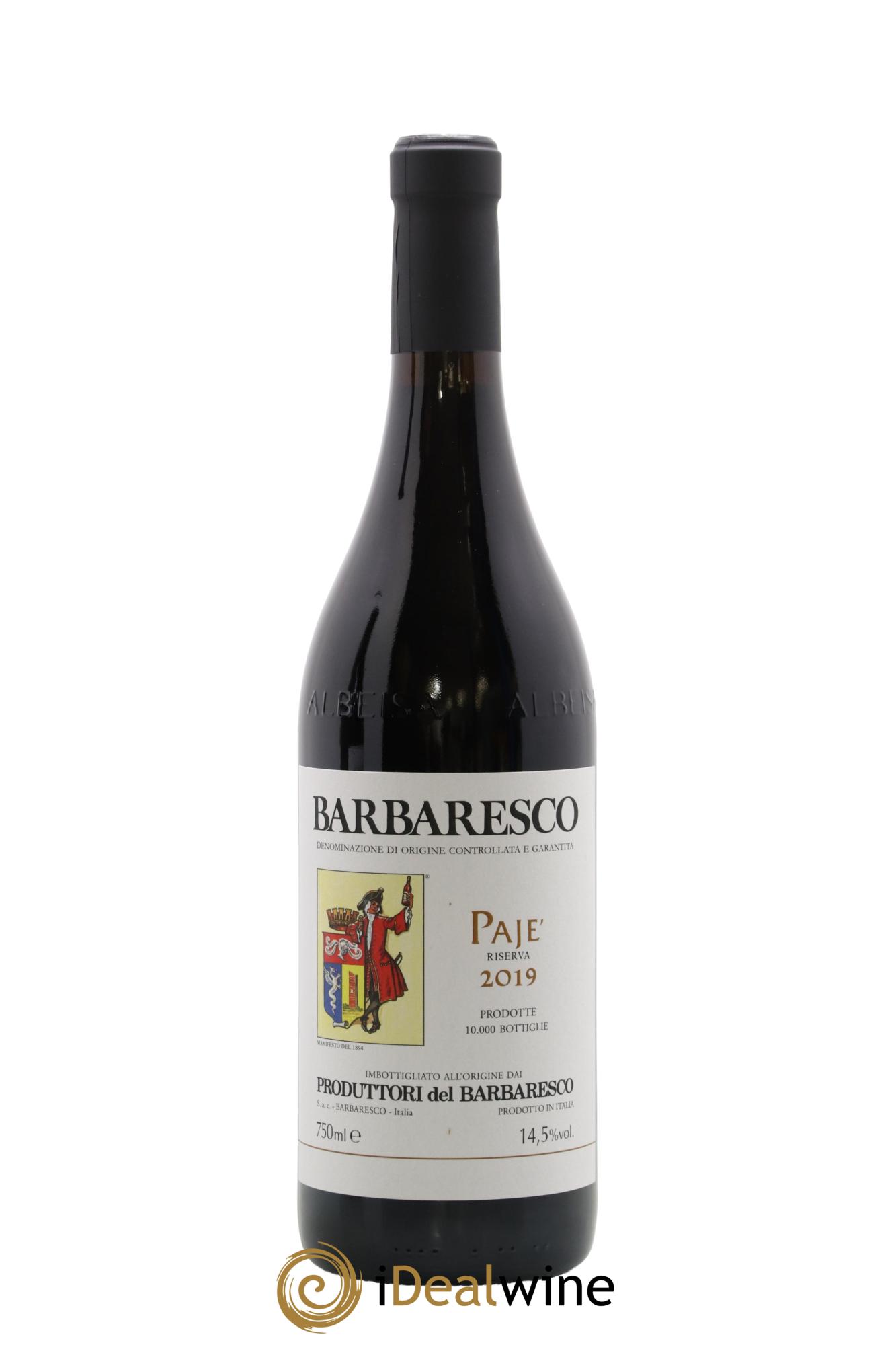 Barbaresco DOCG Riserva Paje Produttori del Barbaresco 2019 - Lotto di 1 bottiglia - 0