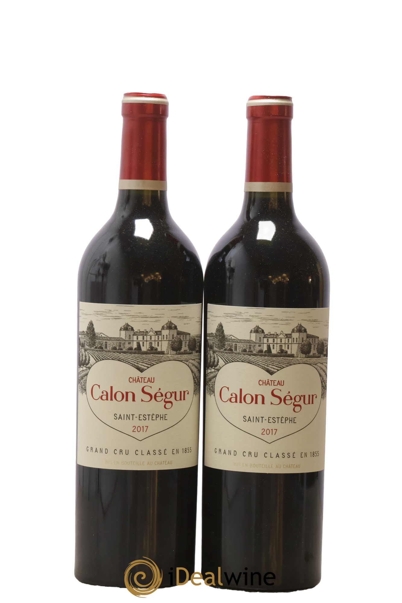 Château Calon Ségur 3ème Grand Cru Classé 2017 - Posten von 2 Flaschen - 1