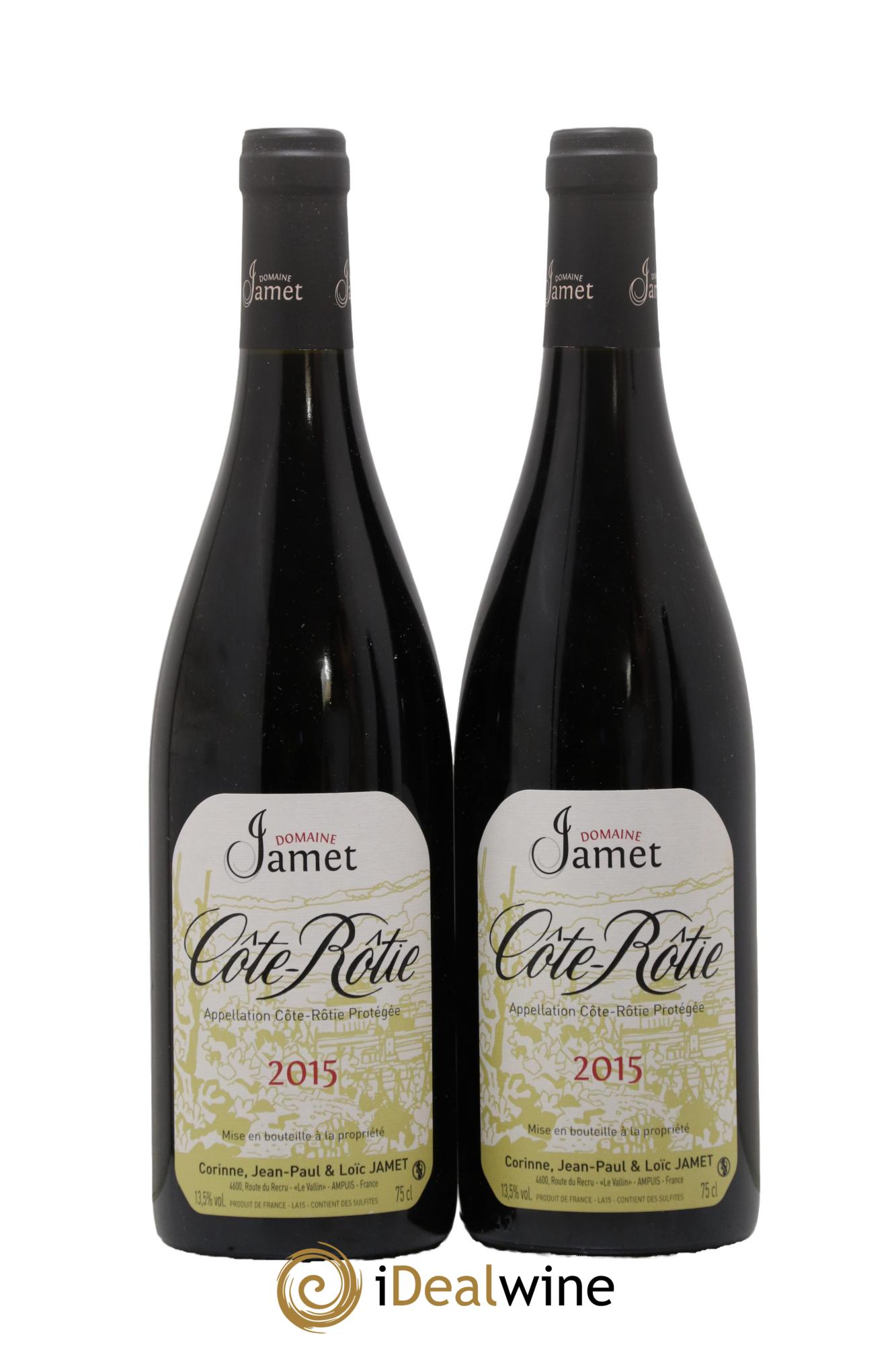 Côte-Rôtie Jamet (Domaine) 2015 - Lotto di 2 bottiglie - 0
