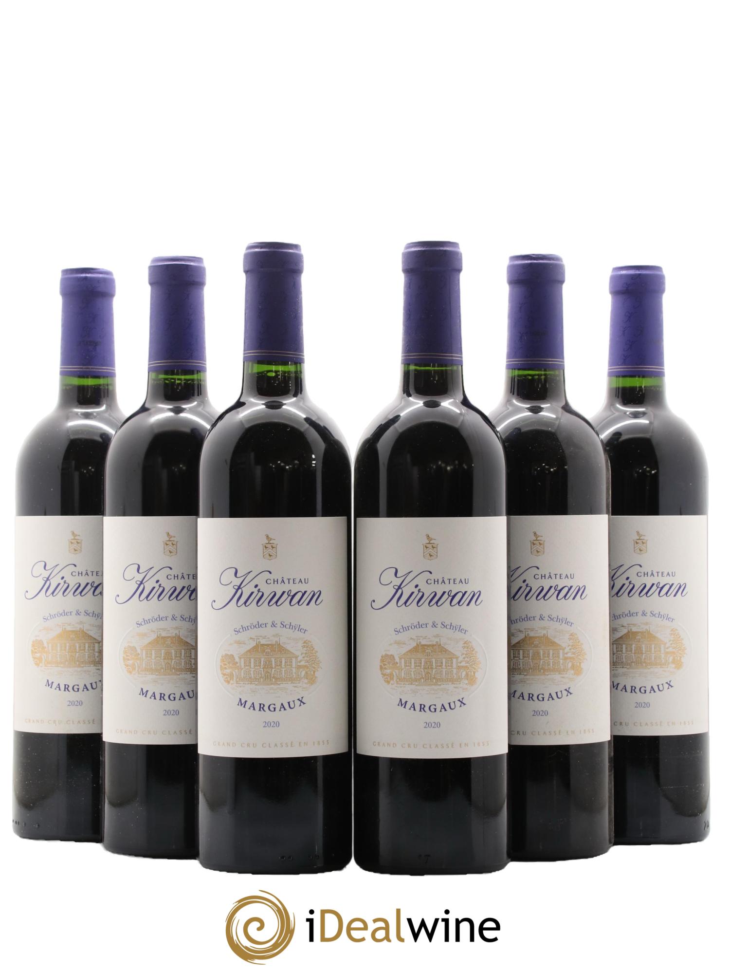 Château Kirwan 3ème Grand Cru Classé 2020 - Lot de 6 bouteilles - 0