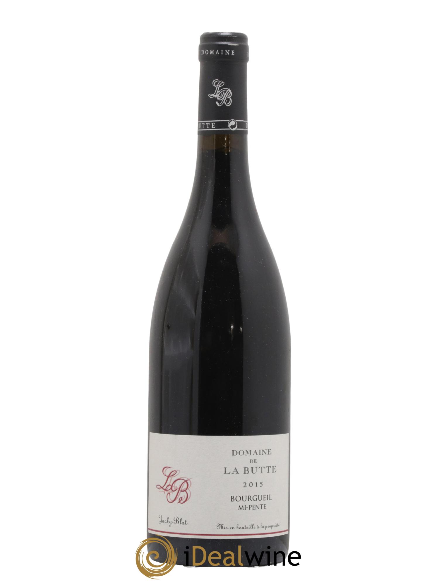 Bourgueil Mi-Pente Domaine de La Butte - Jacky Blot 2015 - Lot de 1 bouteille - 0