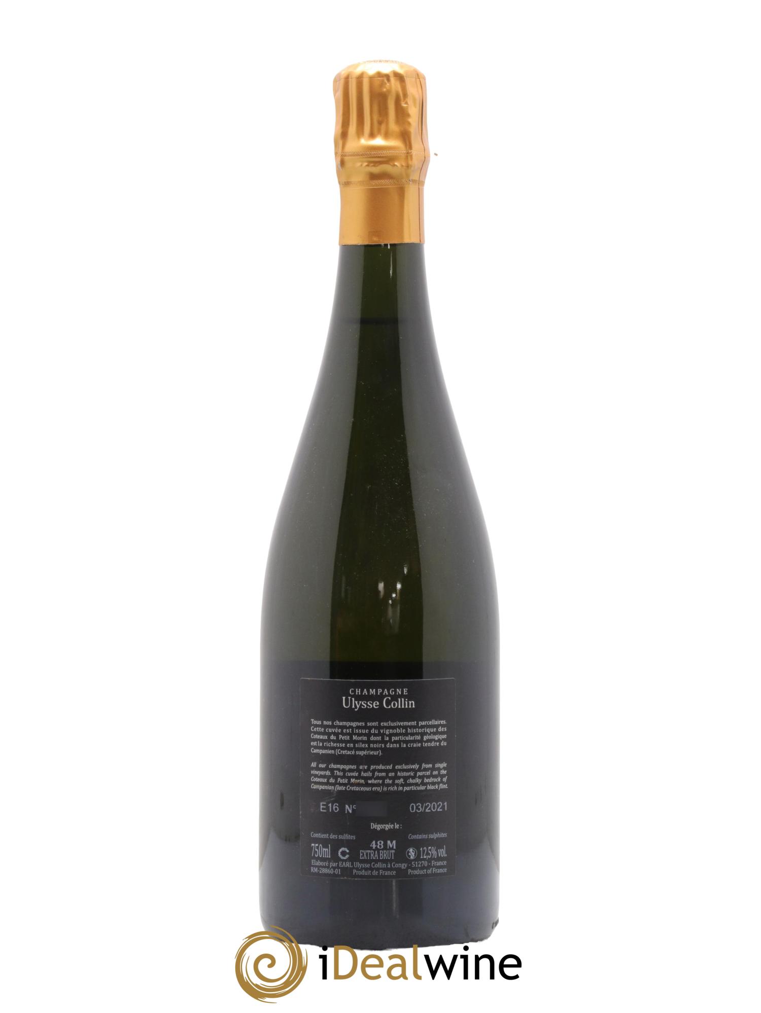 Les Enfers Blanc de Blancs Extra-Brut Ulysse Collin - Lot de 1 bouteille - 1