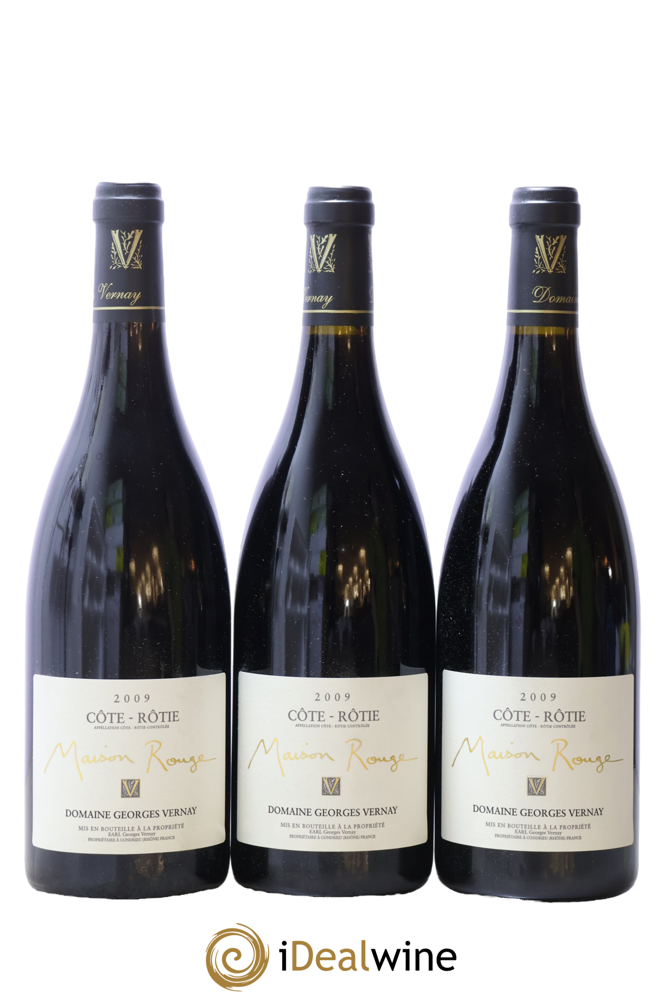 Côte-Rôtie Georges Vernay 2009 - Lot de 3 bouteilles - 0