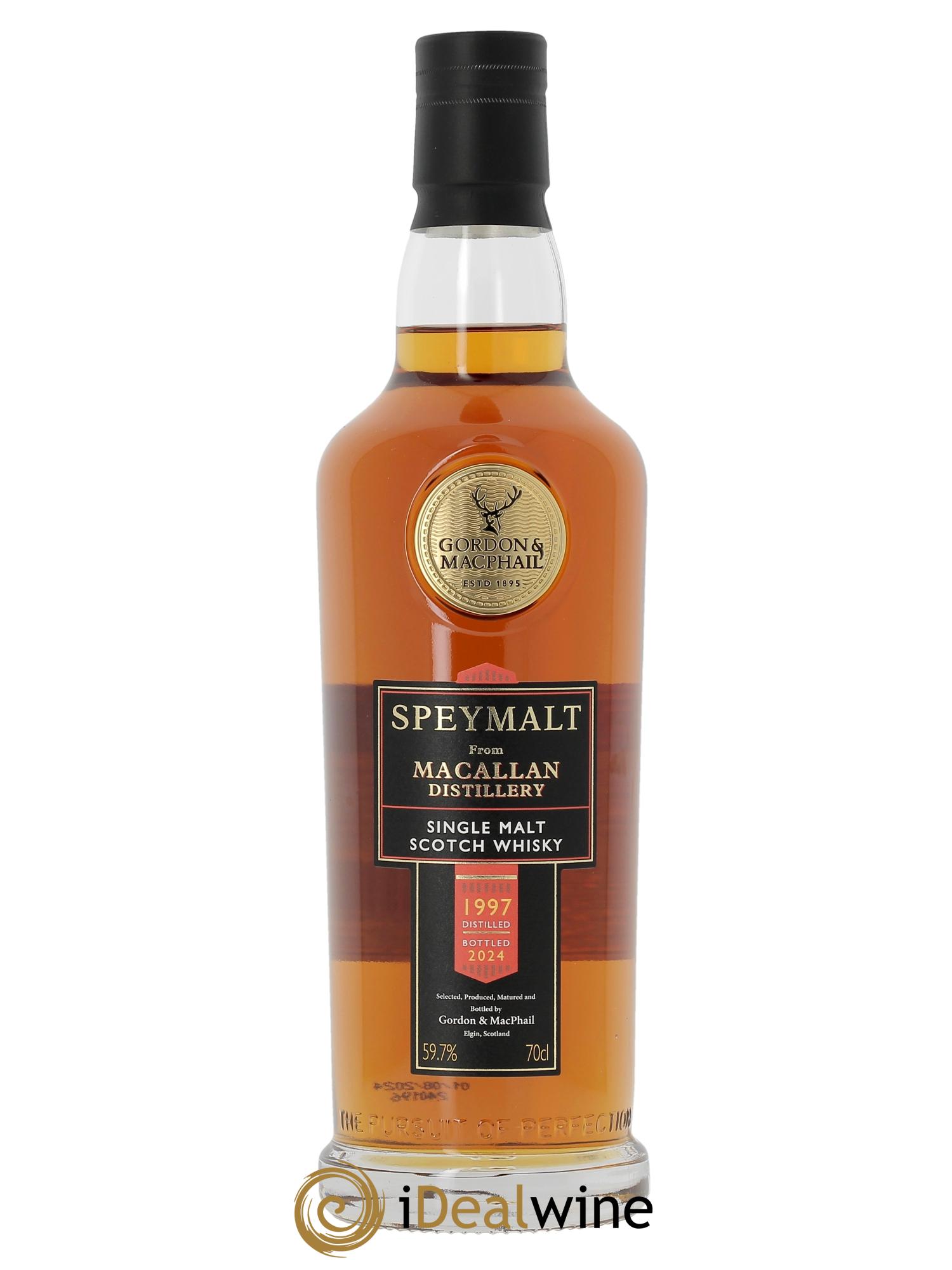 Whisky Gordon & Macphail Speymalt from Macallan 27 ans 2nd Fill Sherry Hogshead Foundations 1997 - Lot of 1 bottle - 1