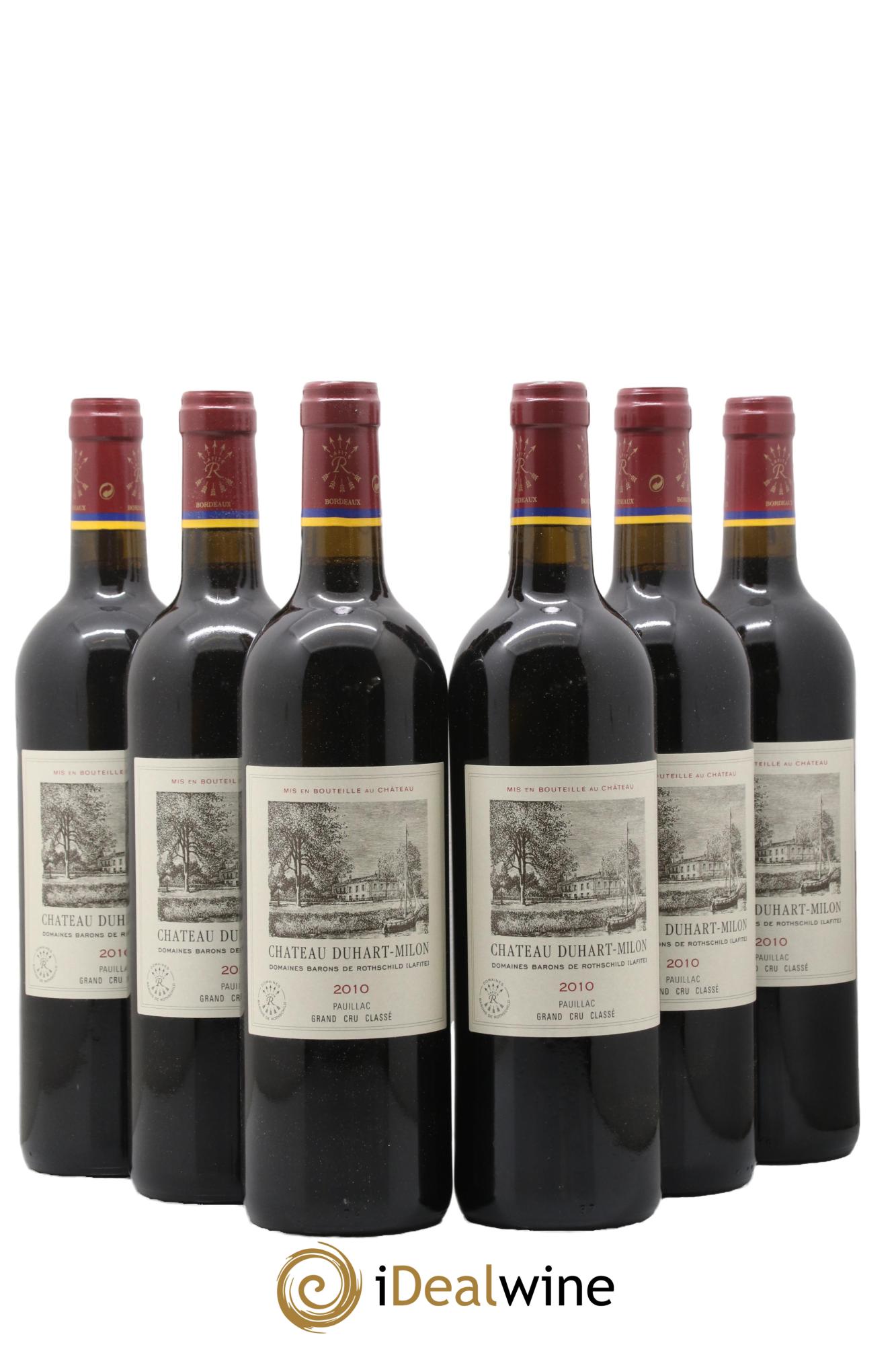 Château Duhart-Milon 4ème Grand Cru Classé 2010 - Lotto di 6 bottiglie - 0