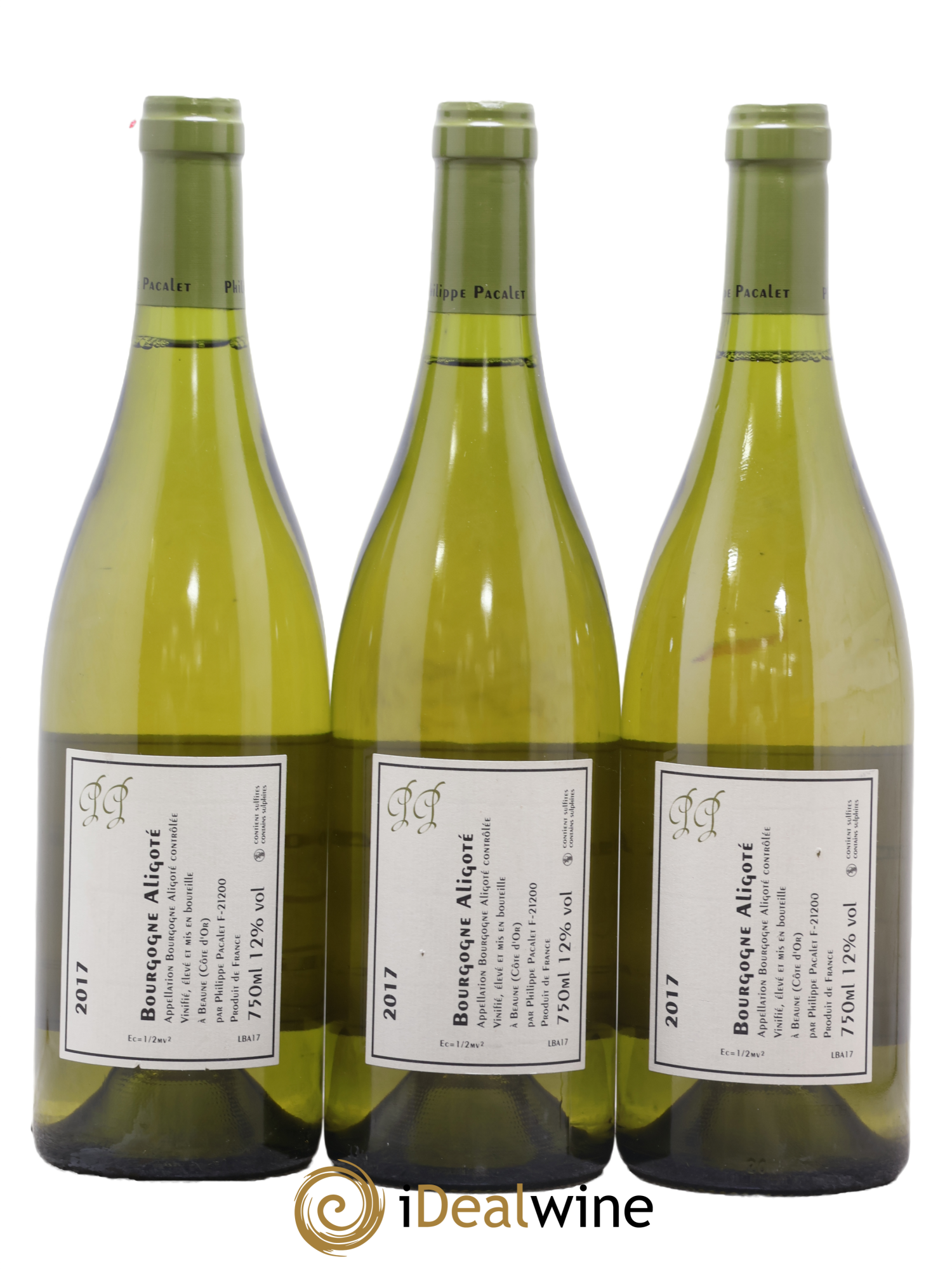 Bourgogne Aligoté Philippe Pacalet 2017 - Lot de 3 bouteilles - 1