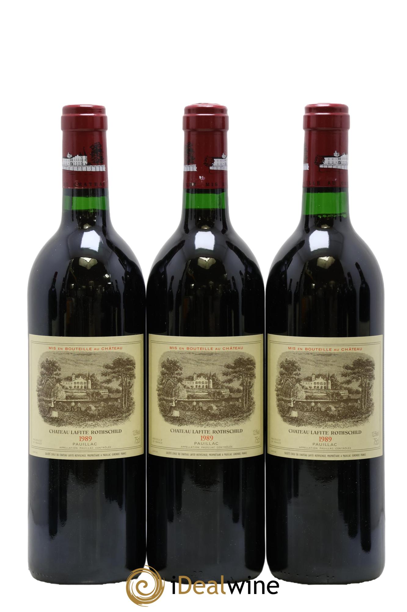 Château Lafite Rothschild 1er Grand Cru Classé 1989 - Lot de 12 bouteilles - 5
