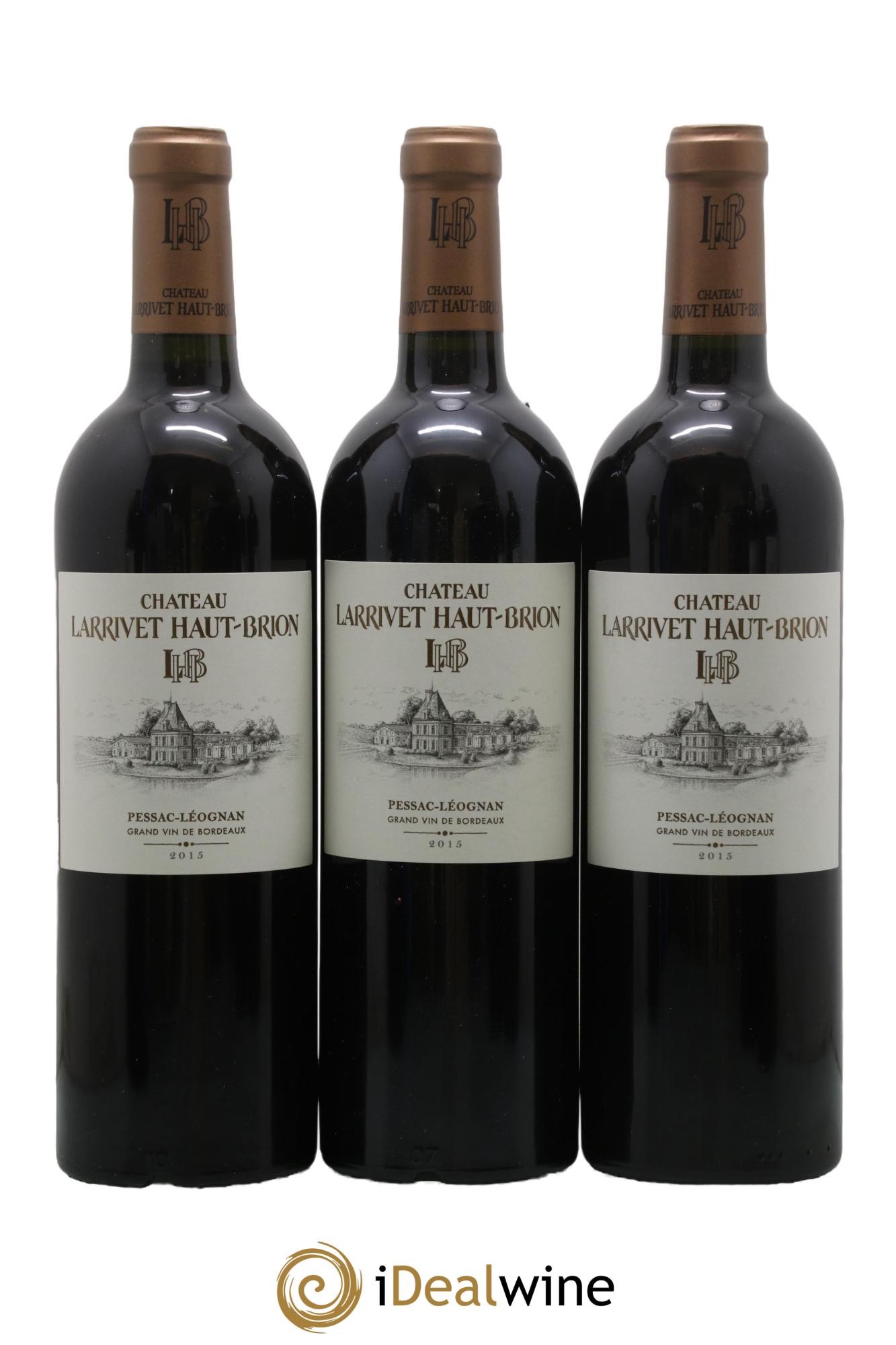 Château Larrivet Haut-Brion 2015 - Lot of 6 bottles - 1