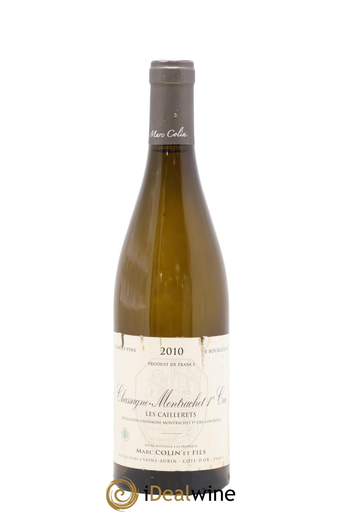 Chassagne-Montrachet 1er Cru Les Caillerets Marc Colin & Fils 2010 - Lot de 1 bouteille - 0
