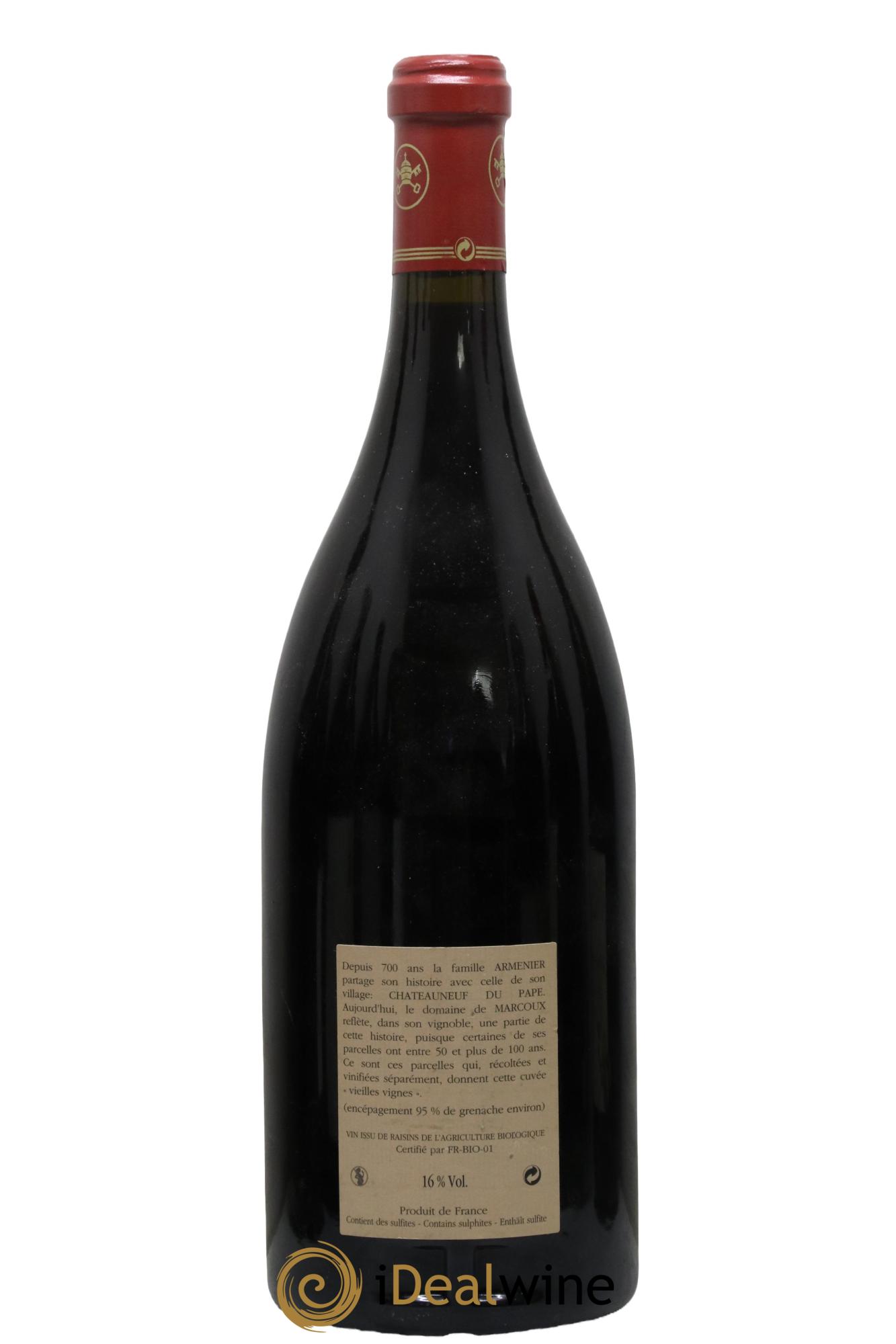 Châteauneuf-du-Pape Vieilles Vignes Marcoux (Domaine de) 2011 - Lot of 1 magnum - 1