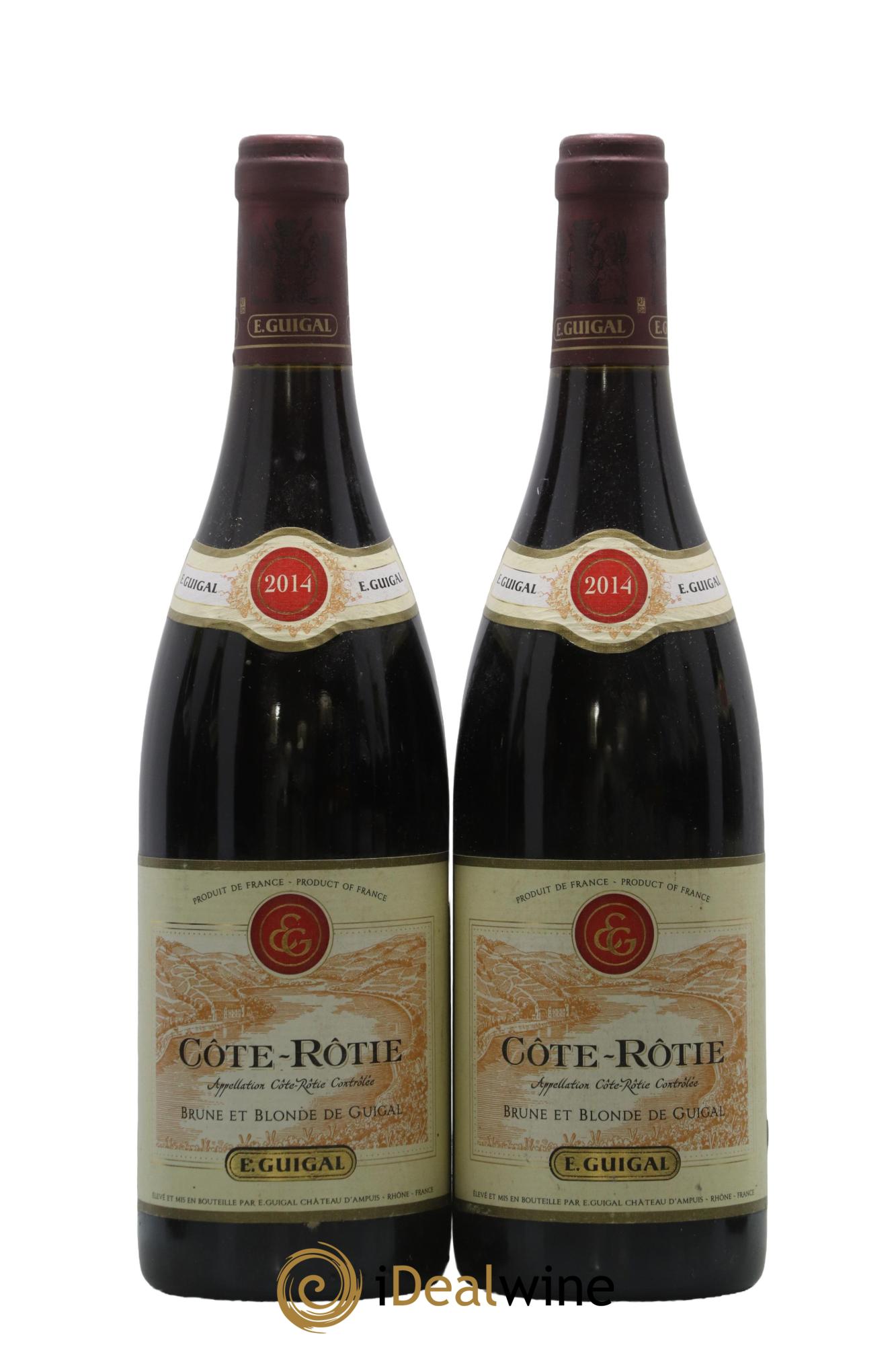 Côte-Rôtie Côtes Brune et Blonde Guigal 2014 - Lot de 2 bouteilles - 0