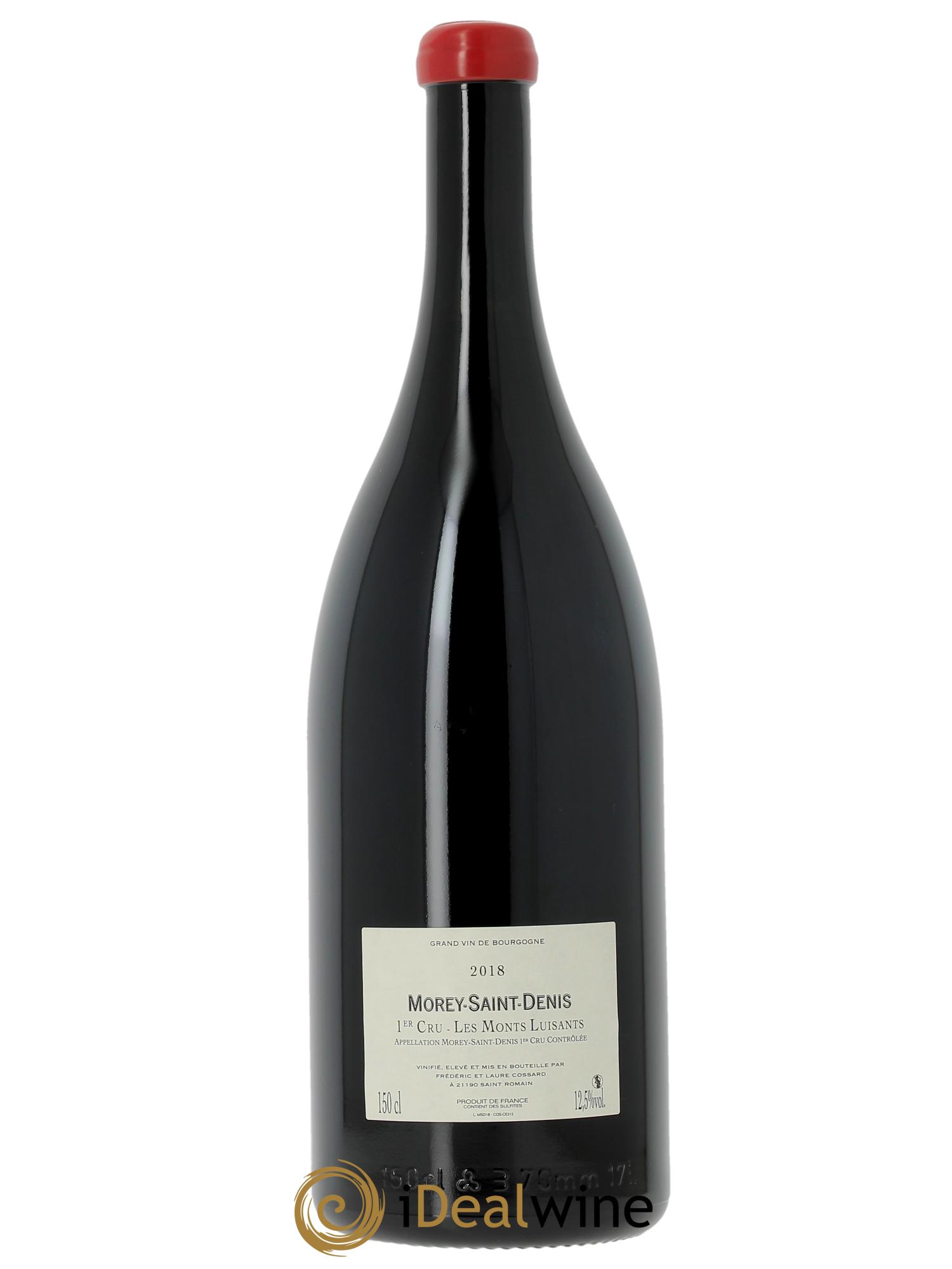 Morey Saint-Denis 1er Cru Les Monts Luisants Frédéric Cossard  2018 - Lotto di 1 magnum - 1